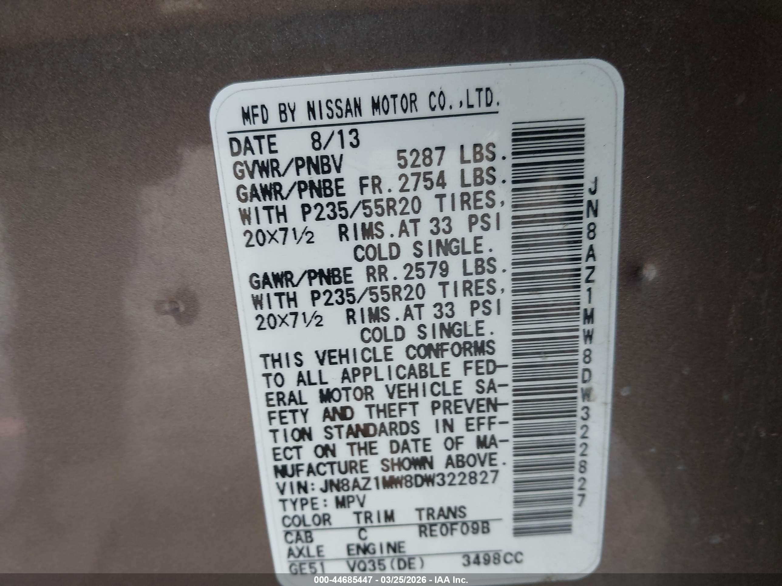 NISSAN MURANO image 9