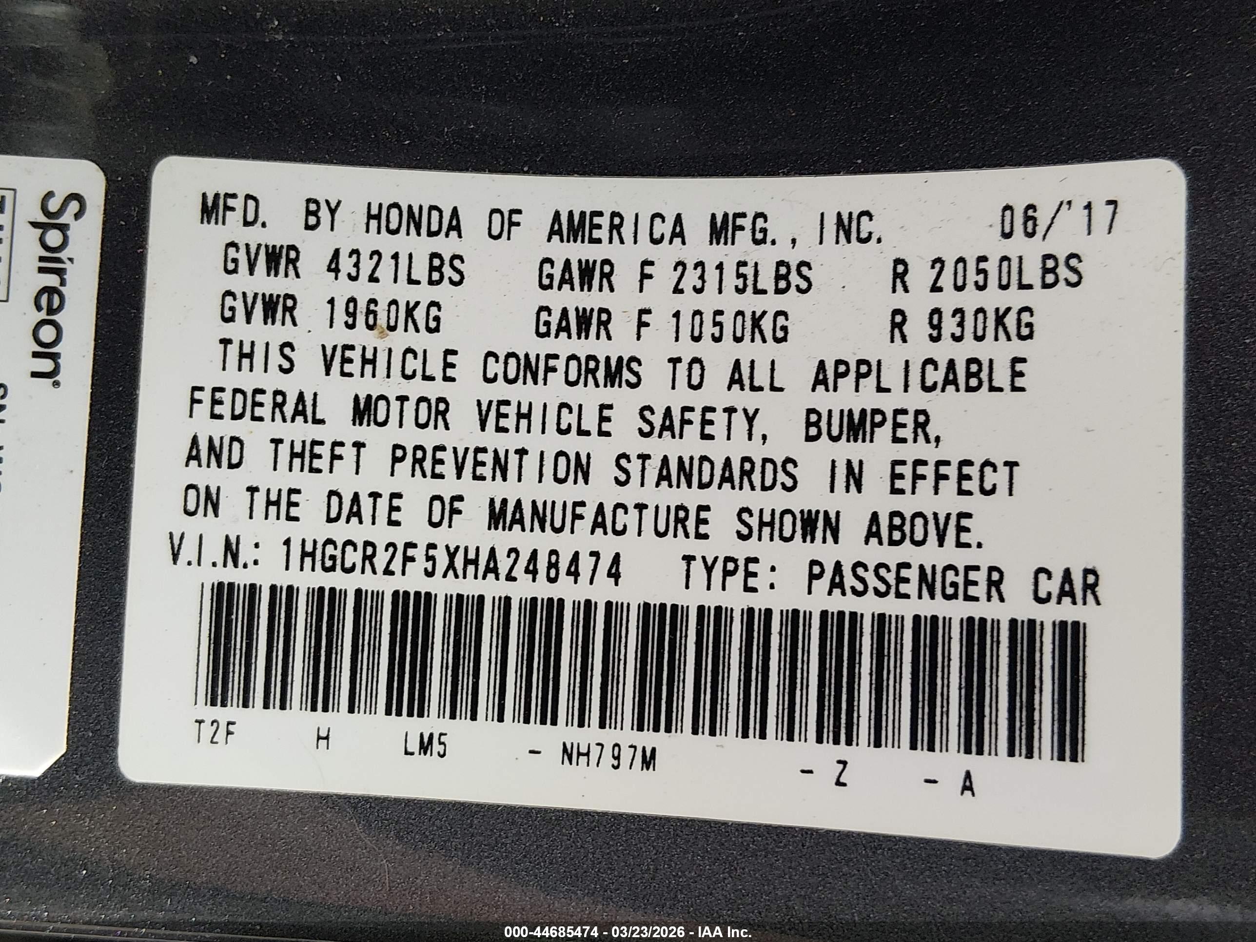 HONDA ACCORD image 9