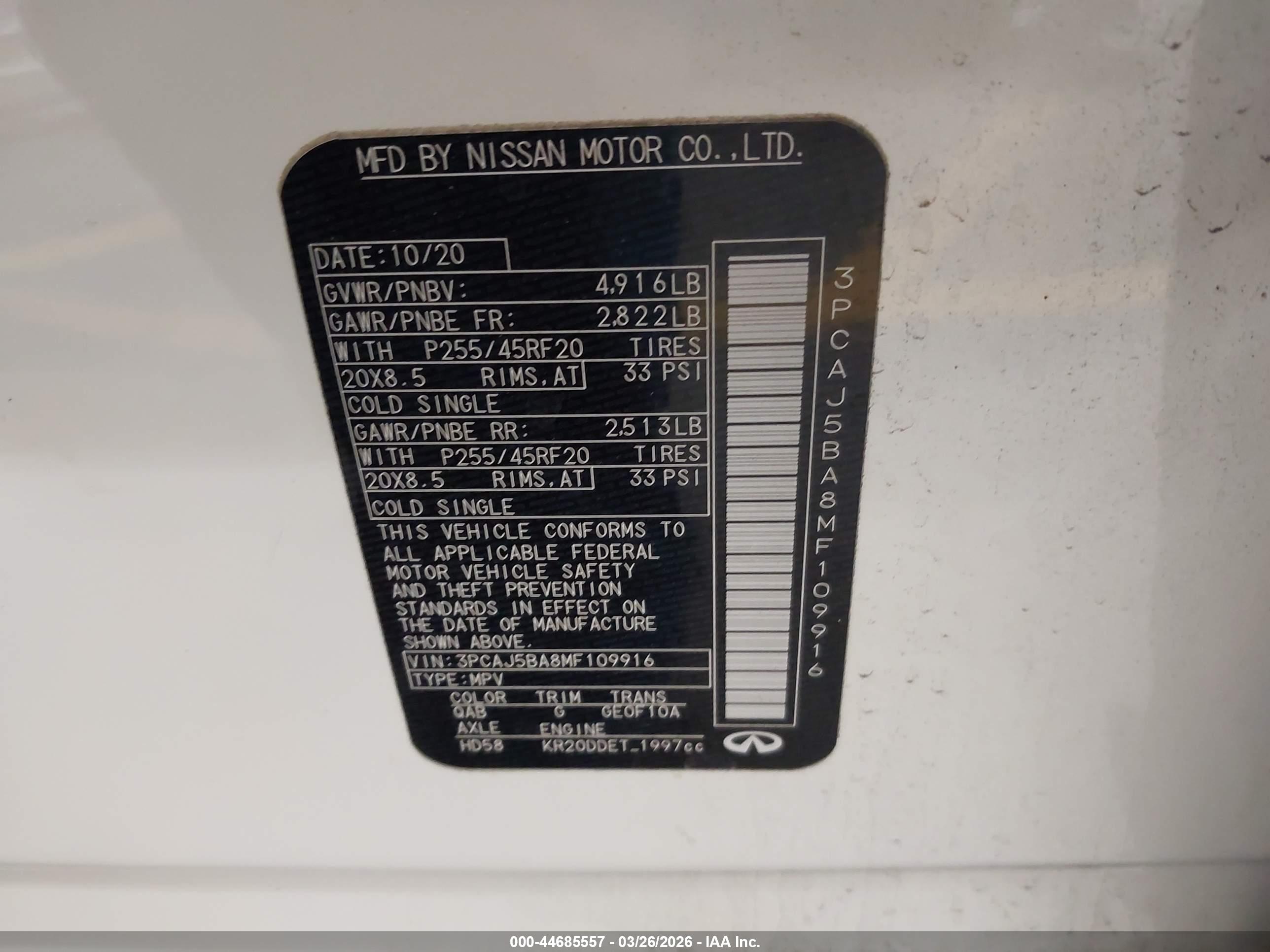 INFINITI QX50 image 9