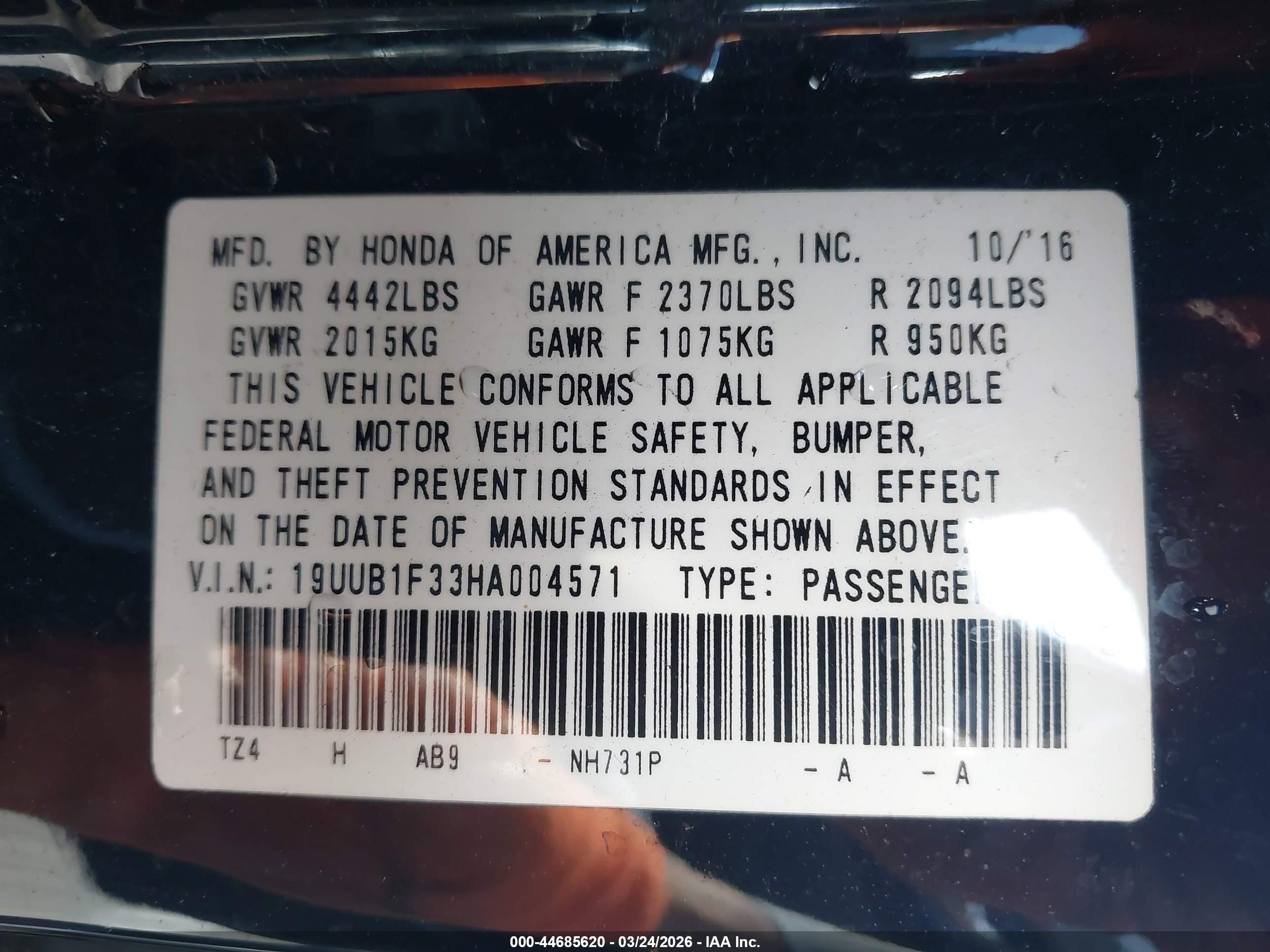 ACURA TLX image 9