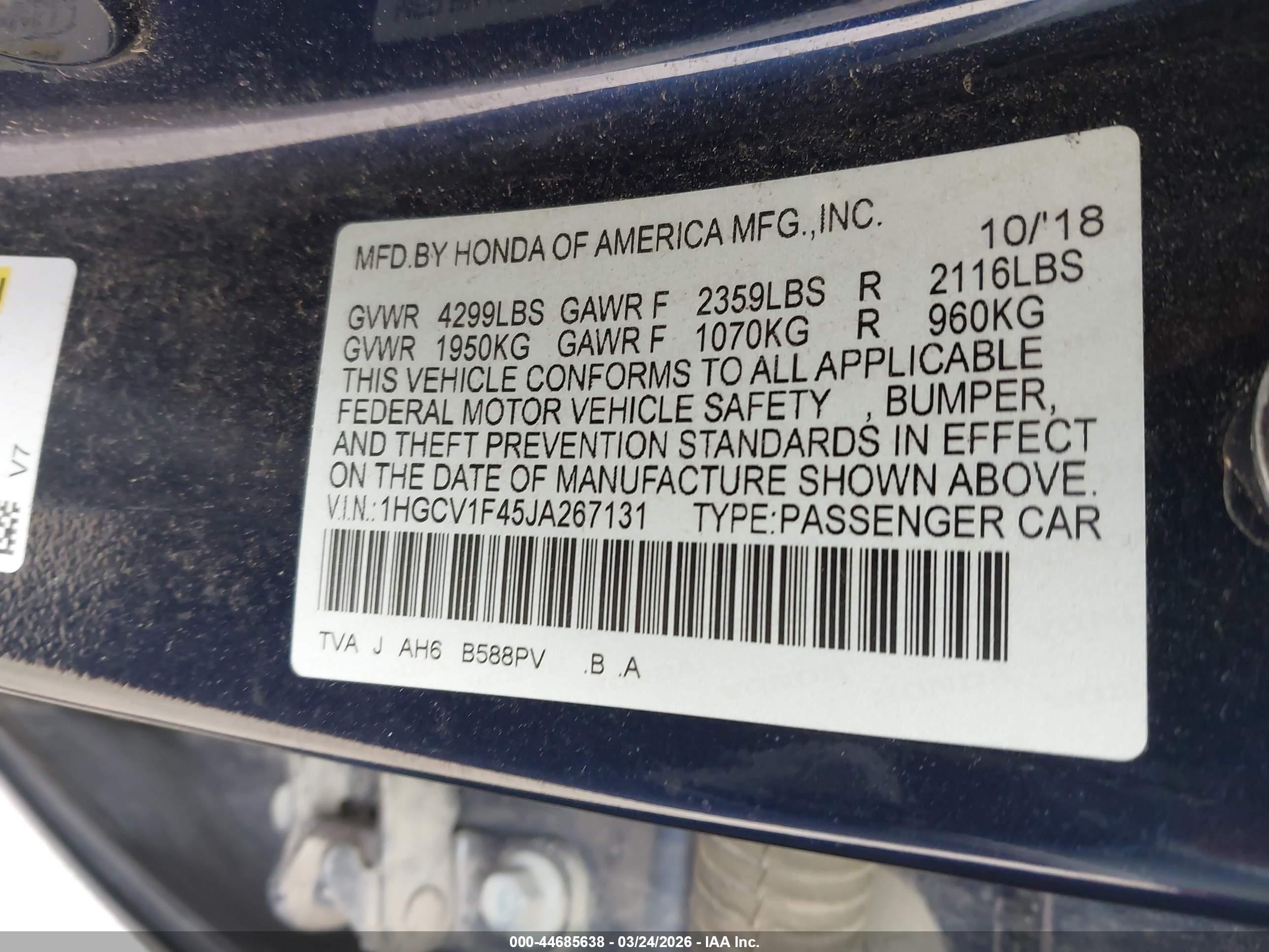 HONDA ACCORD image 9