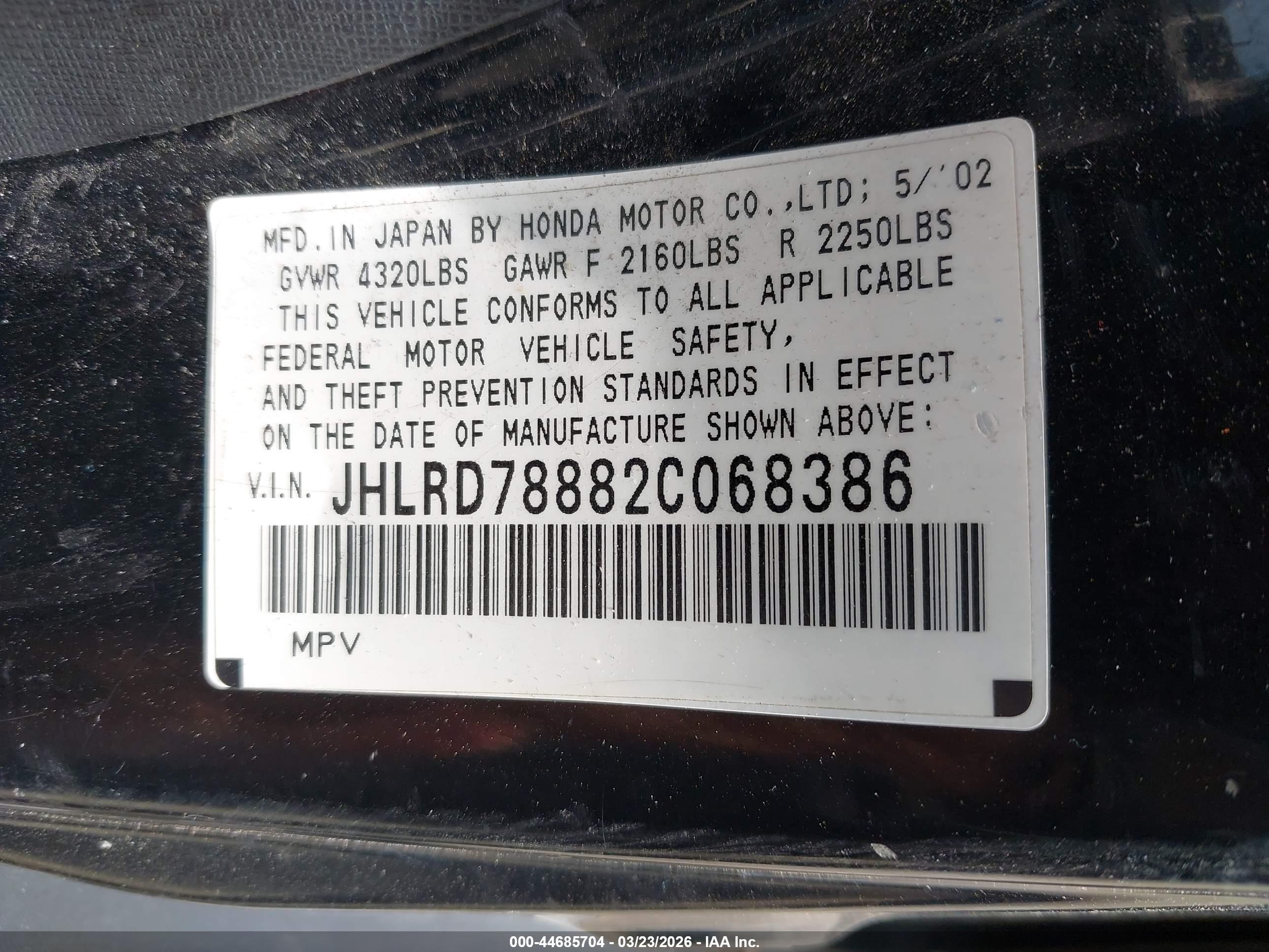 HONDA CR-V image 9