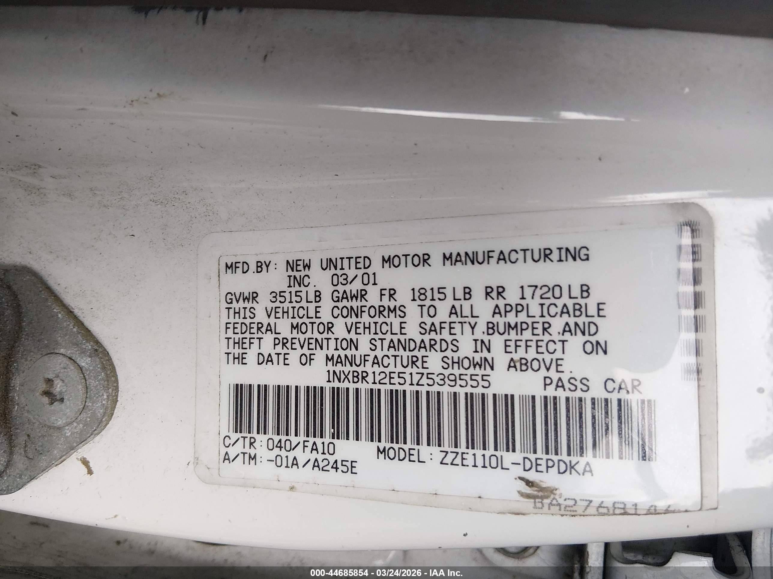 TOYOTA COROLLA image 9