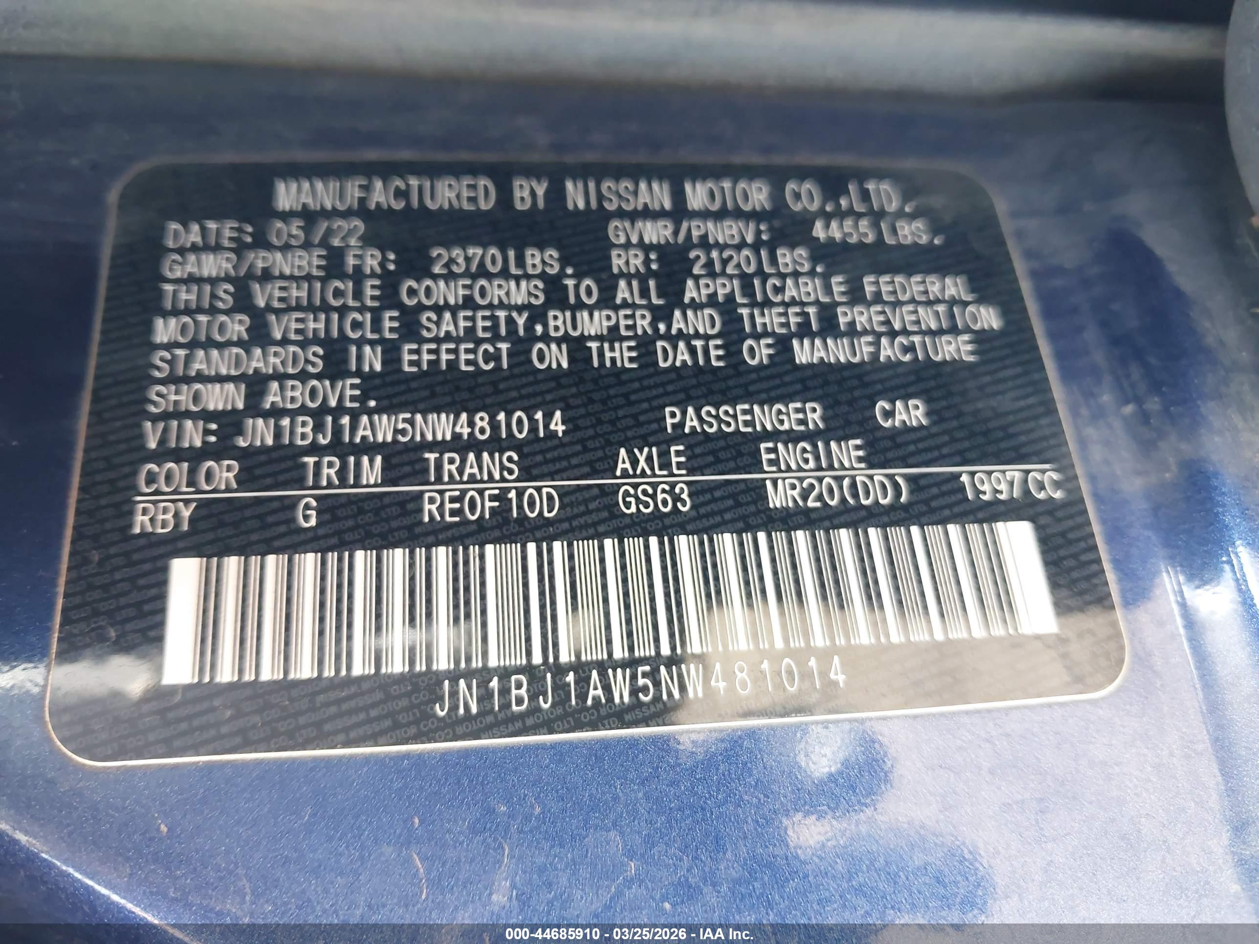 NISSAN ROGUE image 9