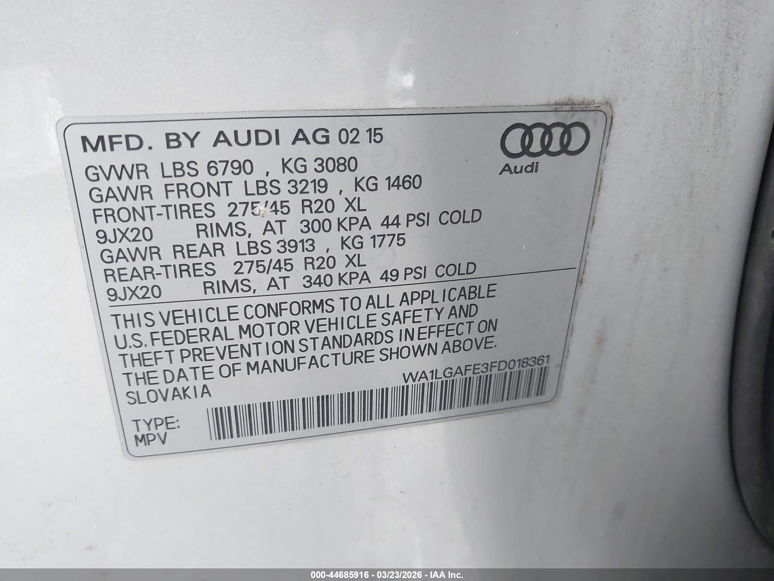 AUDI Q7 image 9