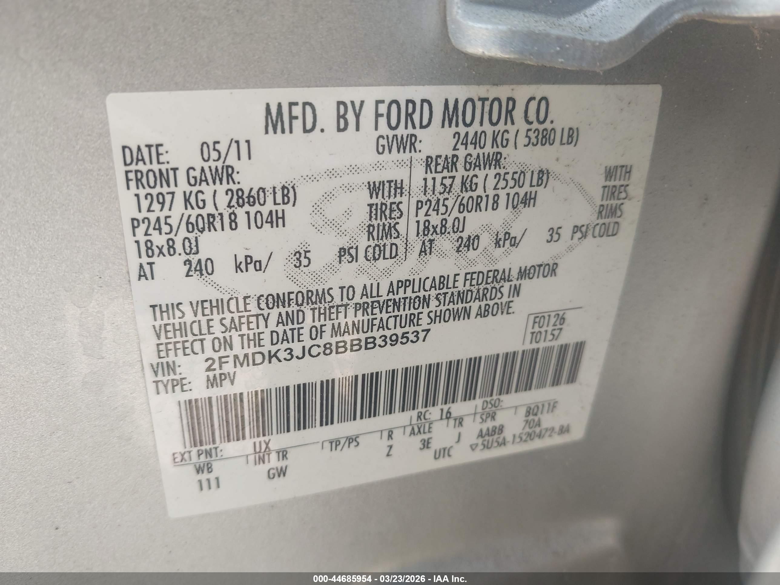FORD EDGE image 9