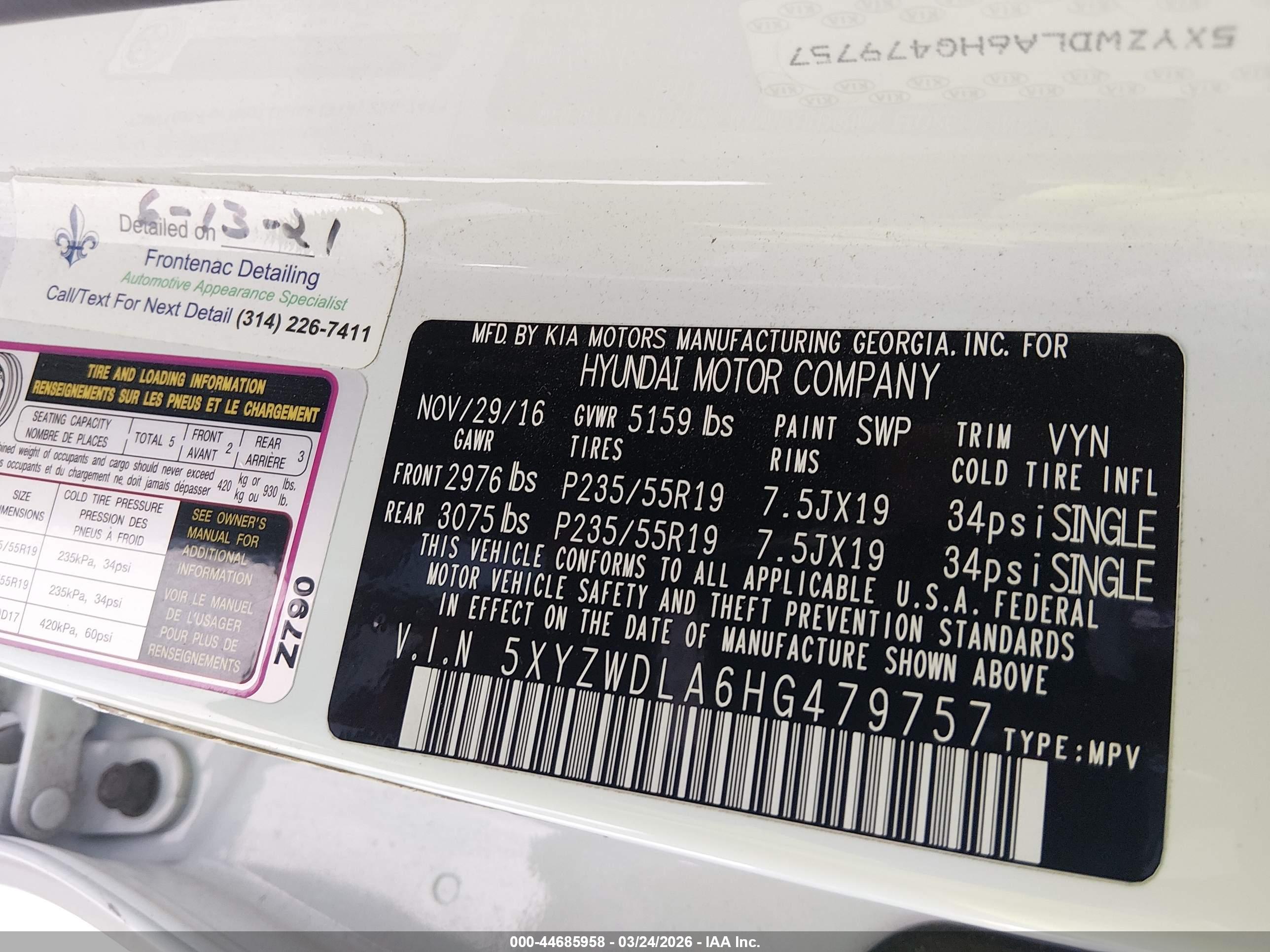 HYUNDAI SANTA image 9