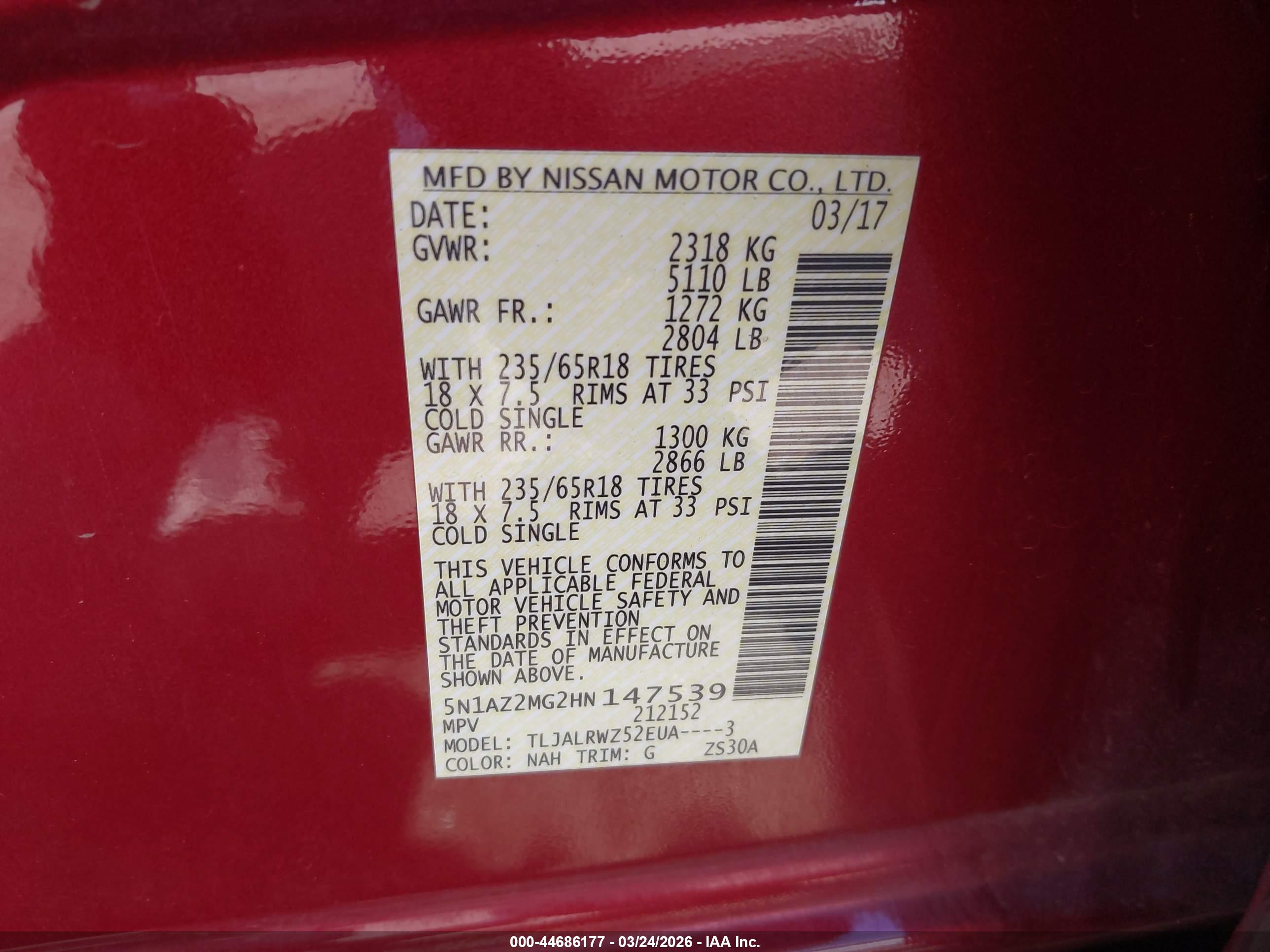 NISSAN MURANO image 9