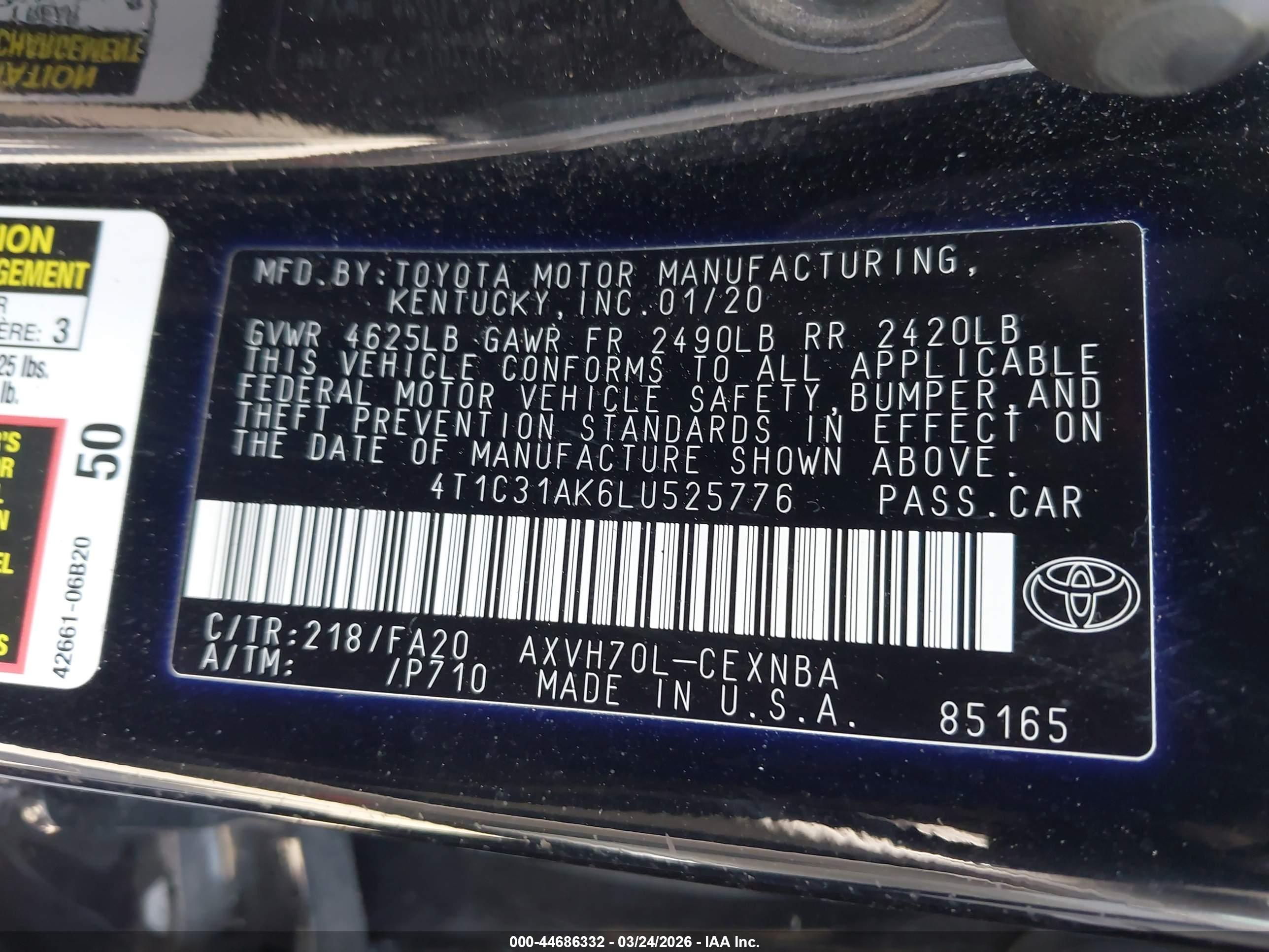 TOYOTA CAMRY image 9
