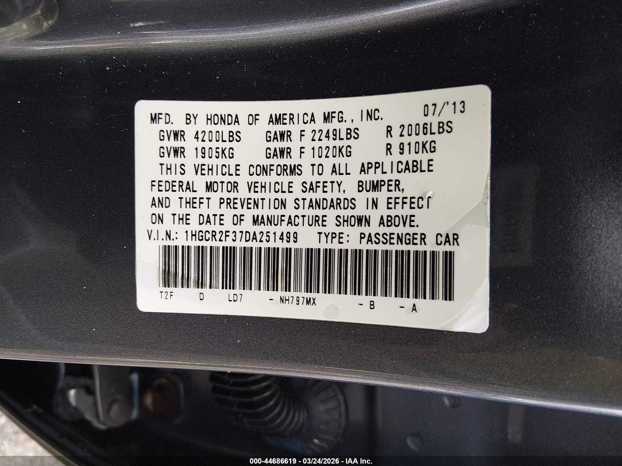 HONDA ACCORD image 9