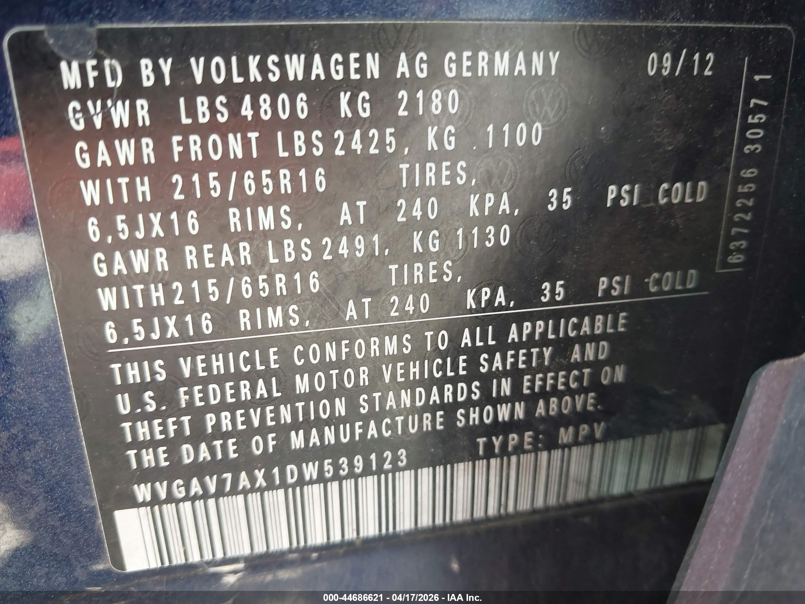 VOLKSWAGEN TIGUAN image 9