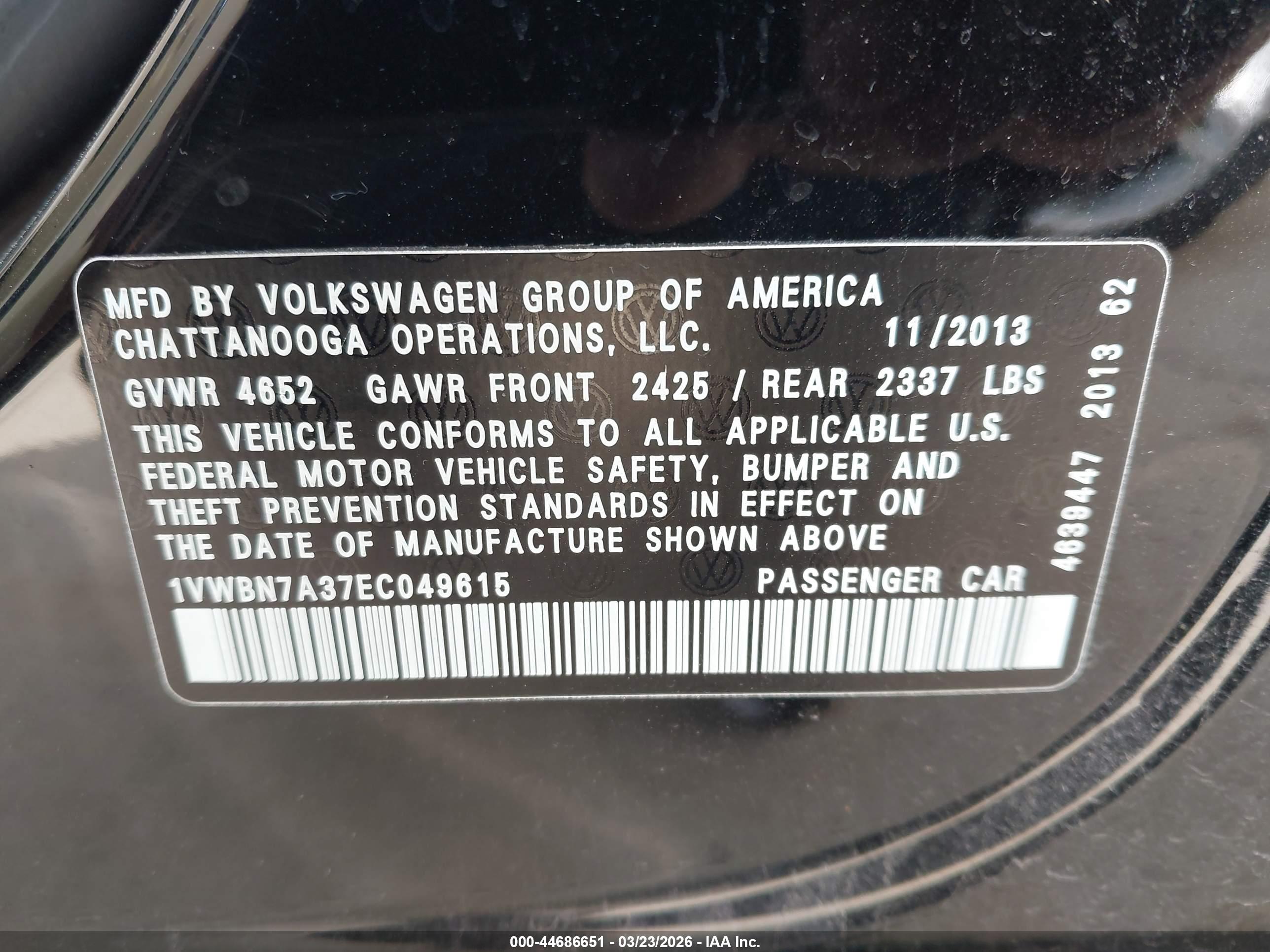 VOLKSWAGEN PASSAT image 9
