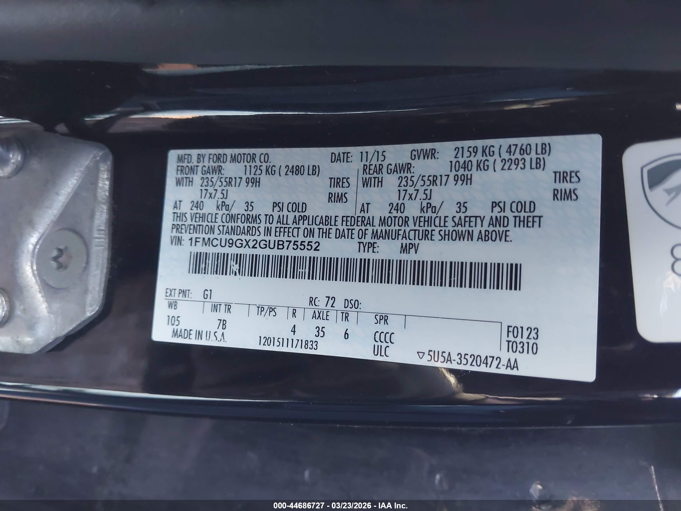 FORD ESCAPE image 9