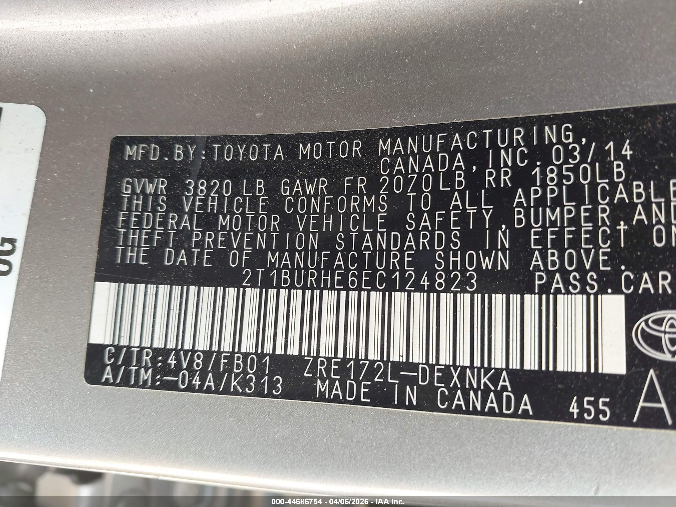 TOYOTA COROLLA image 9