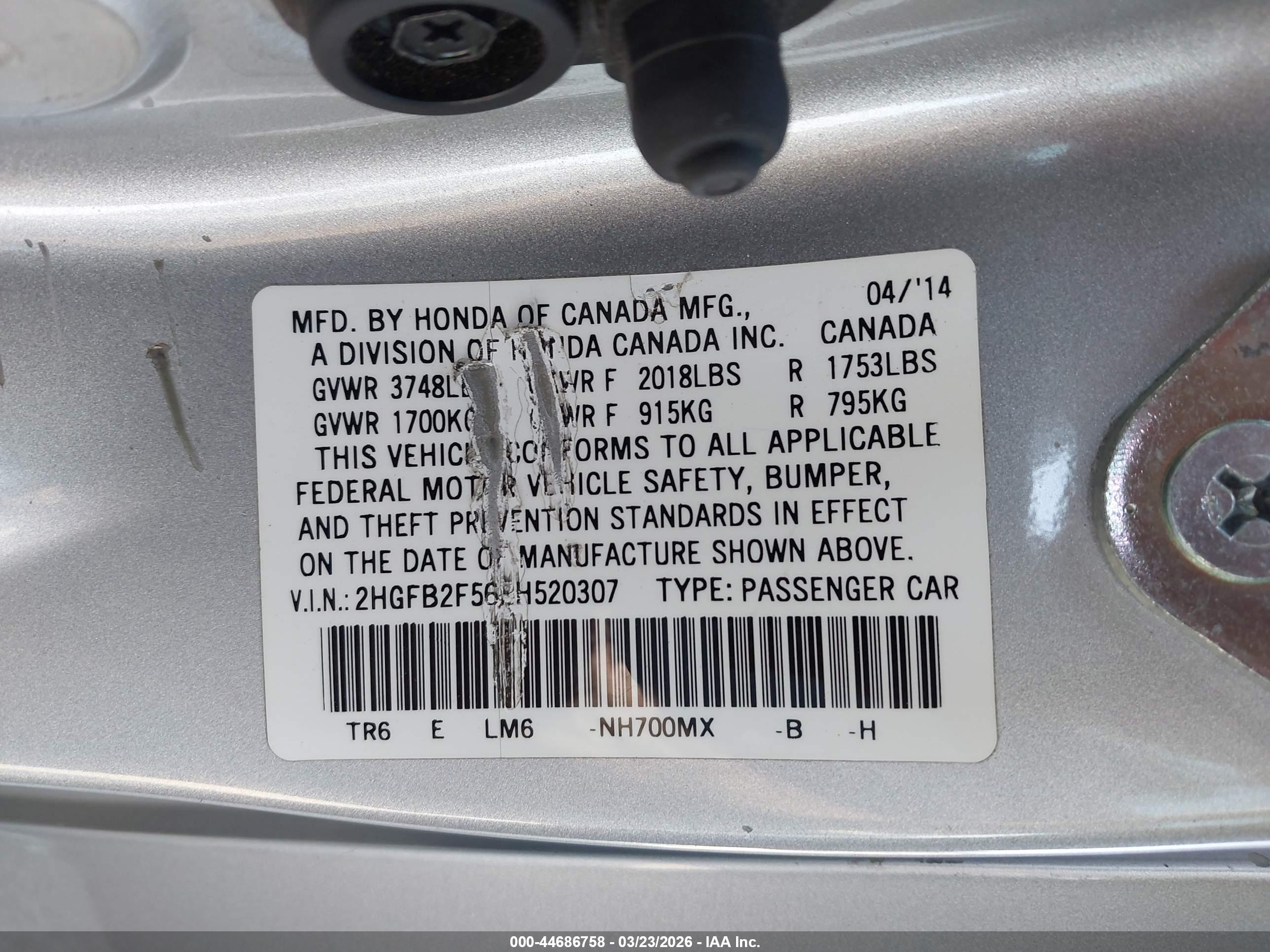 HONDA CIVIC image 9