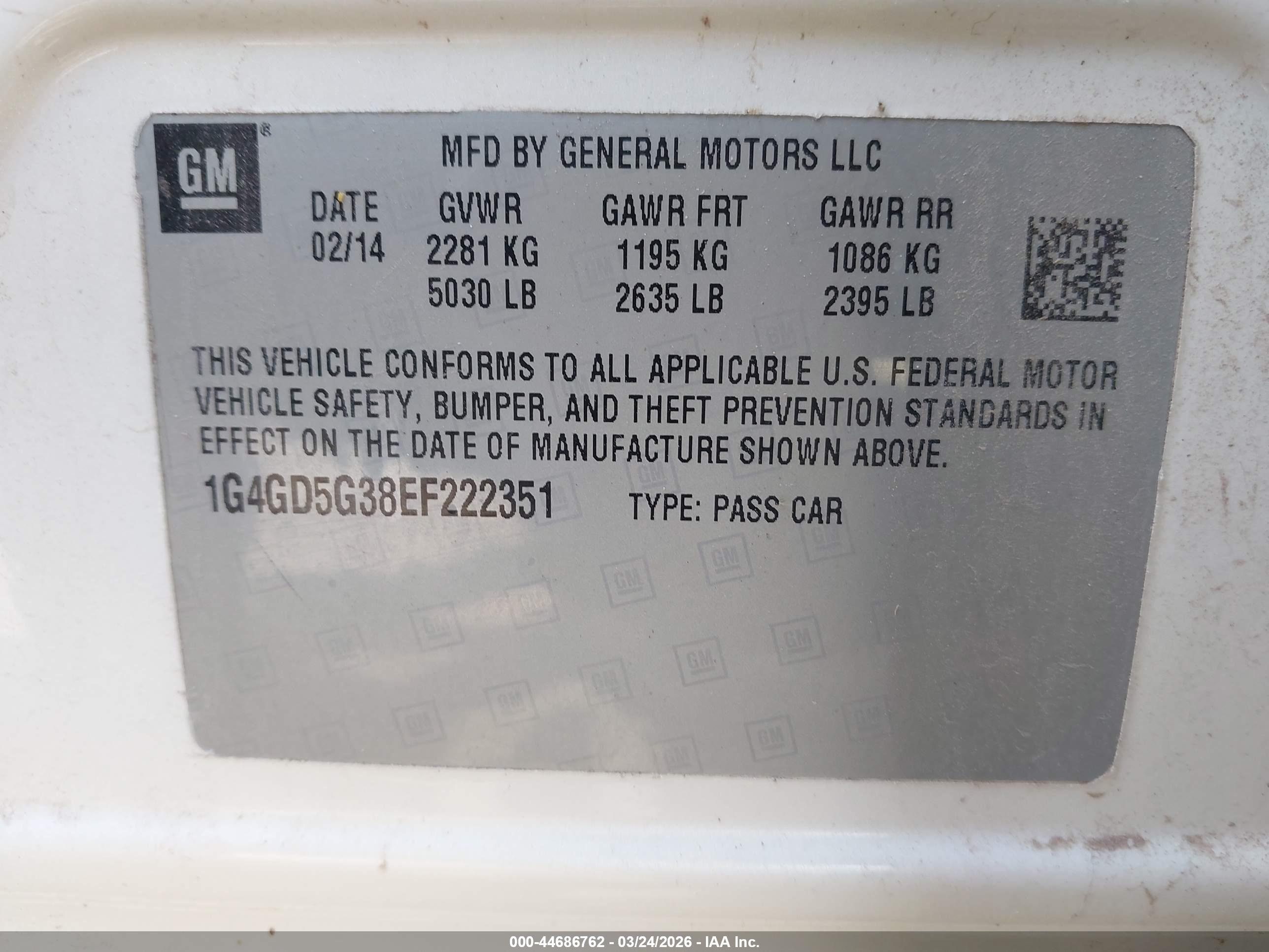 BUICK LACROSSE image 9