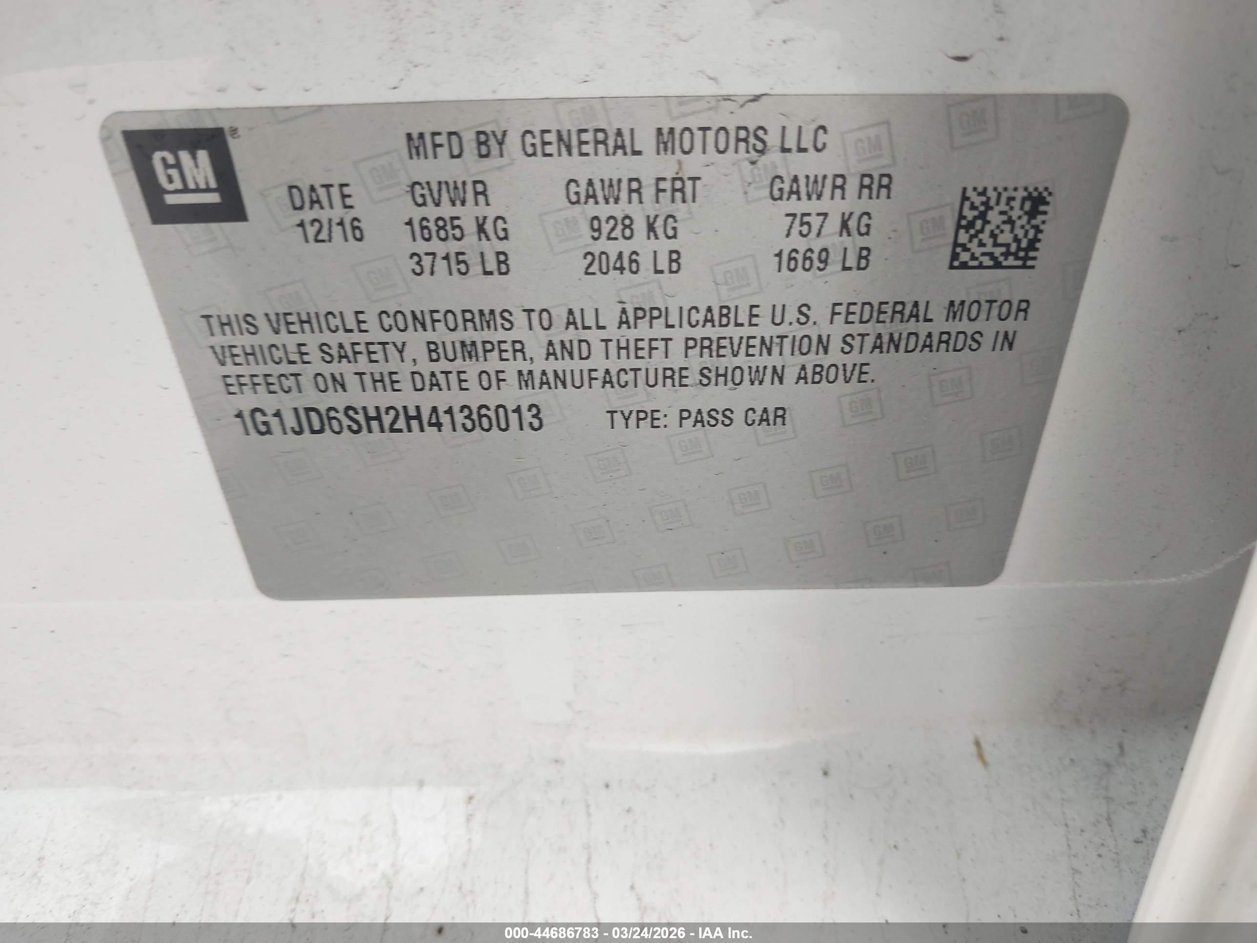 CHEVROLET SONIC image 9