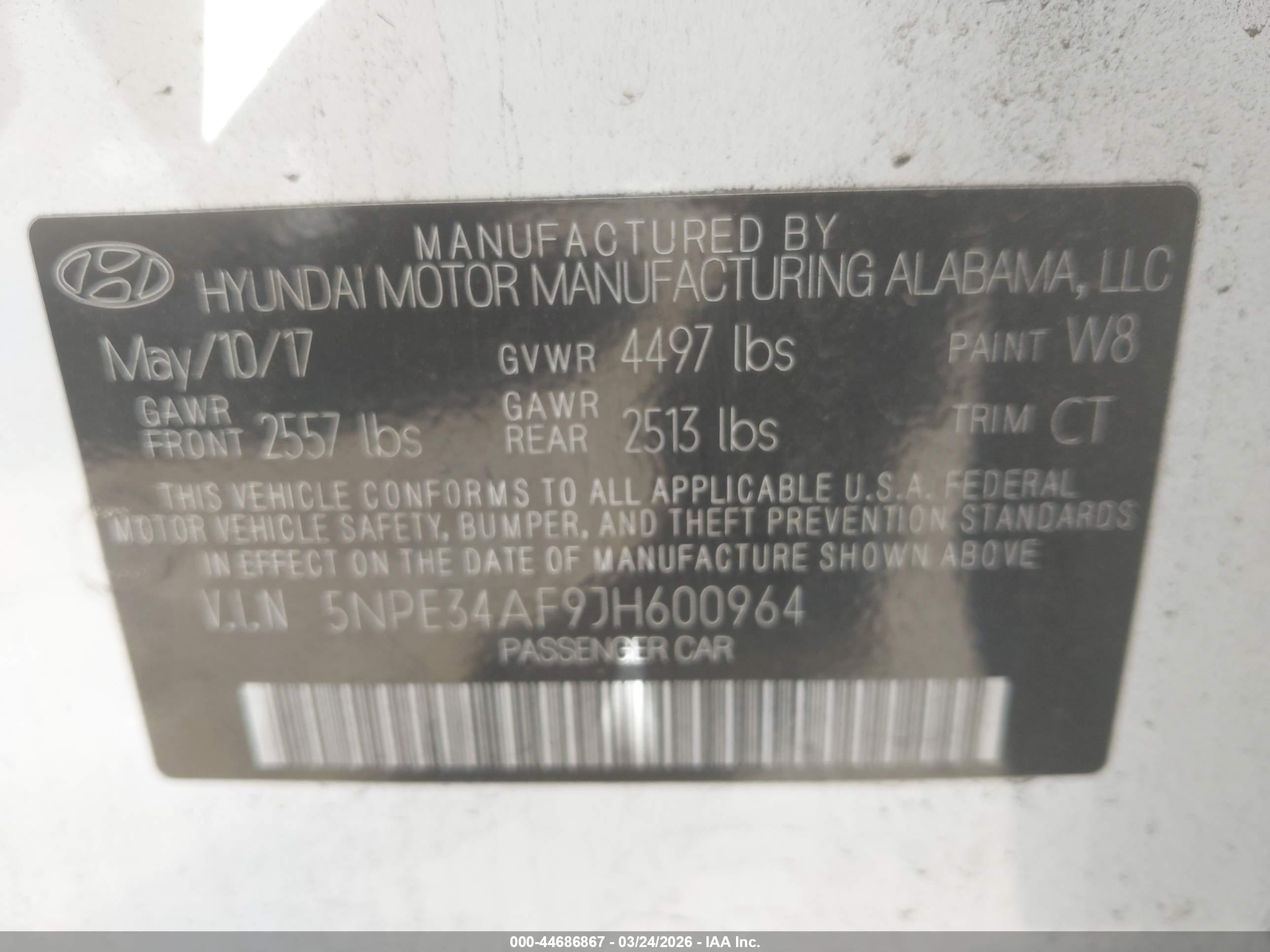 HYUNDAI SONATA image 9