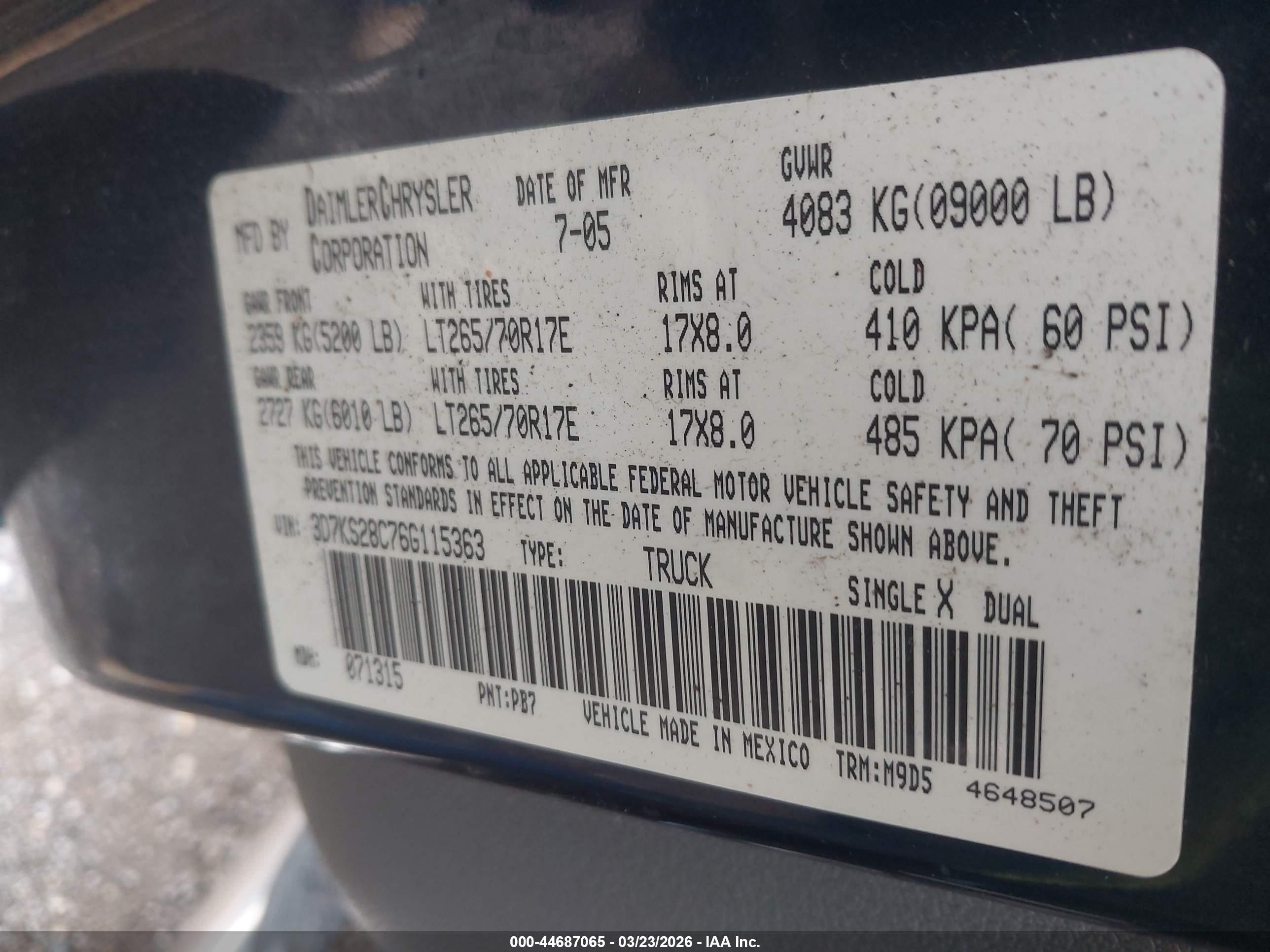 DODGE RAM image 9