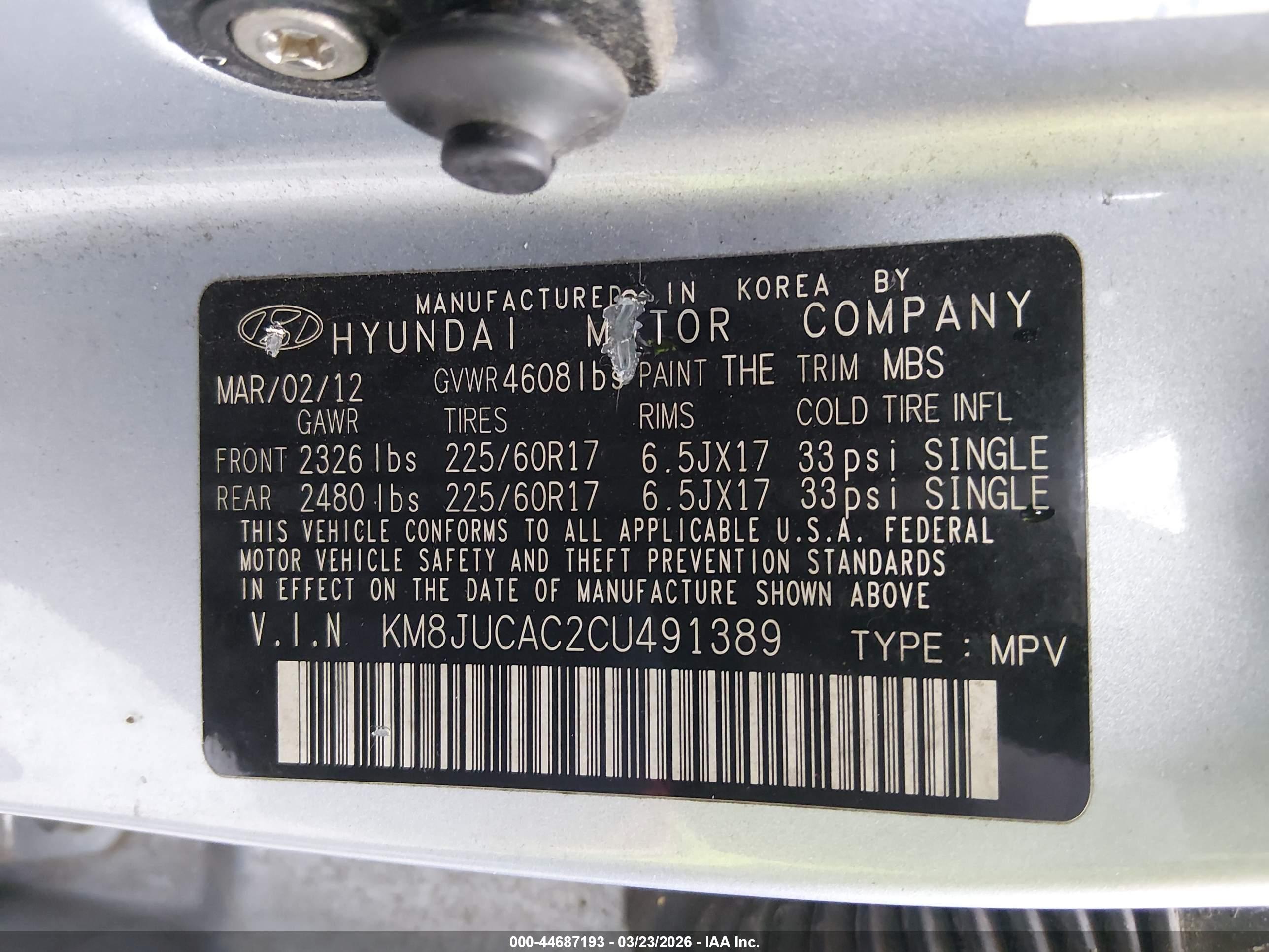 HYUNDAI TUCSON image 9