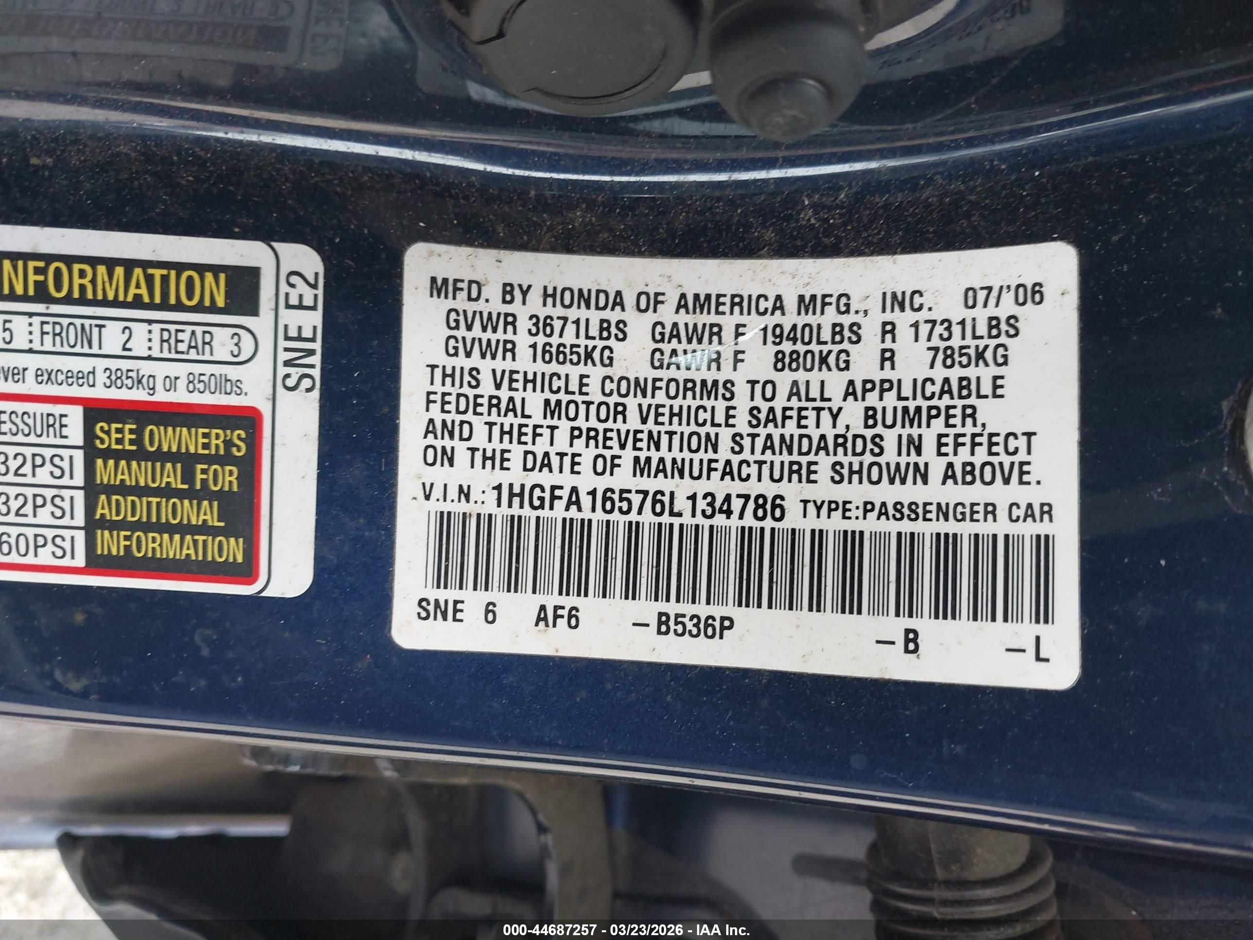 HONDA CIVIC image 9