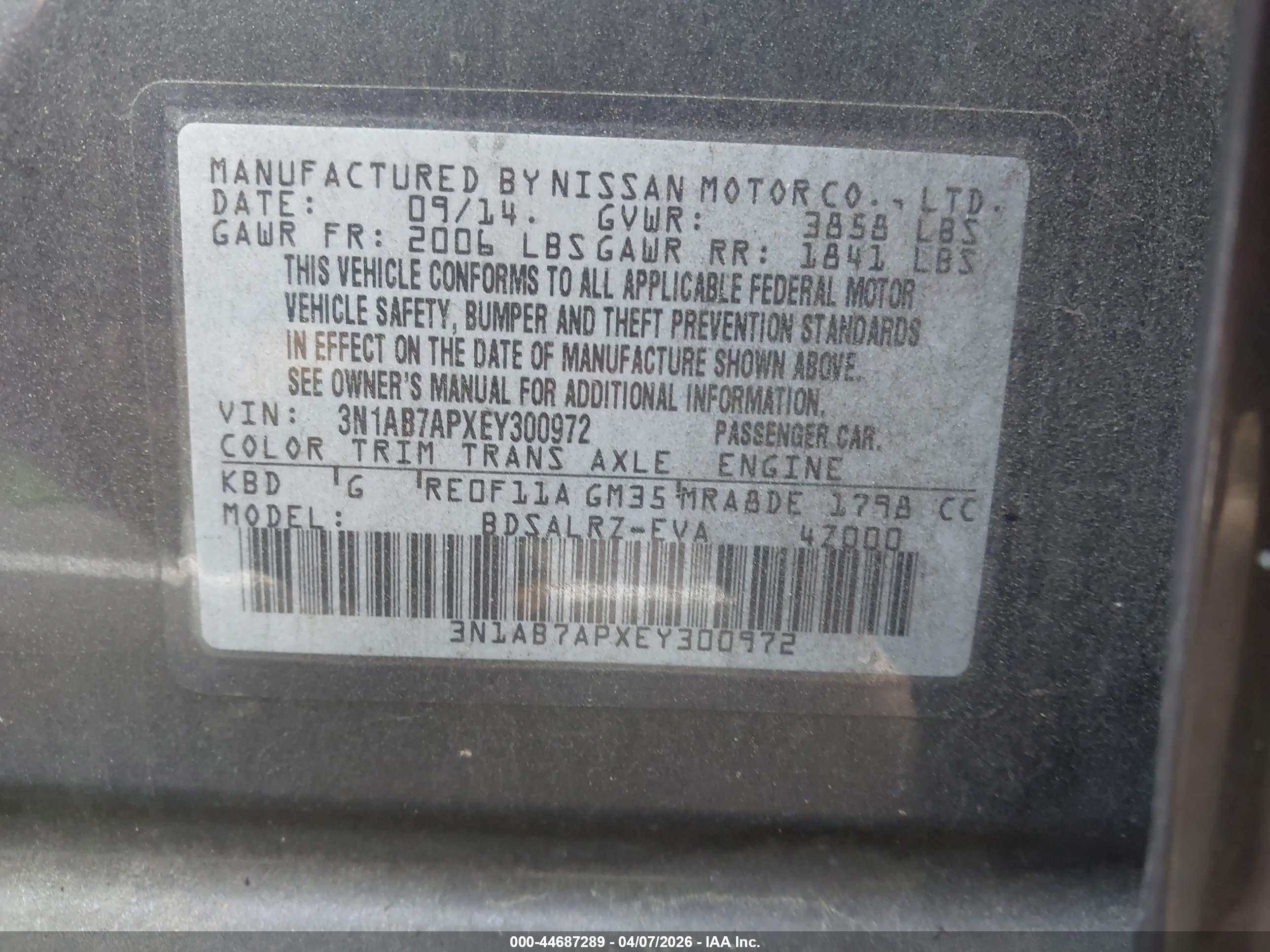 NISSAN SENTRA image 9