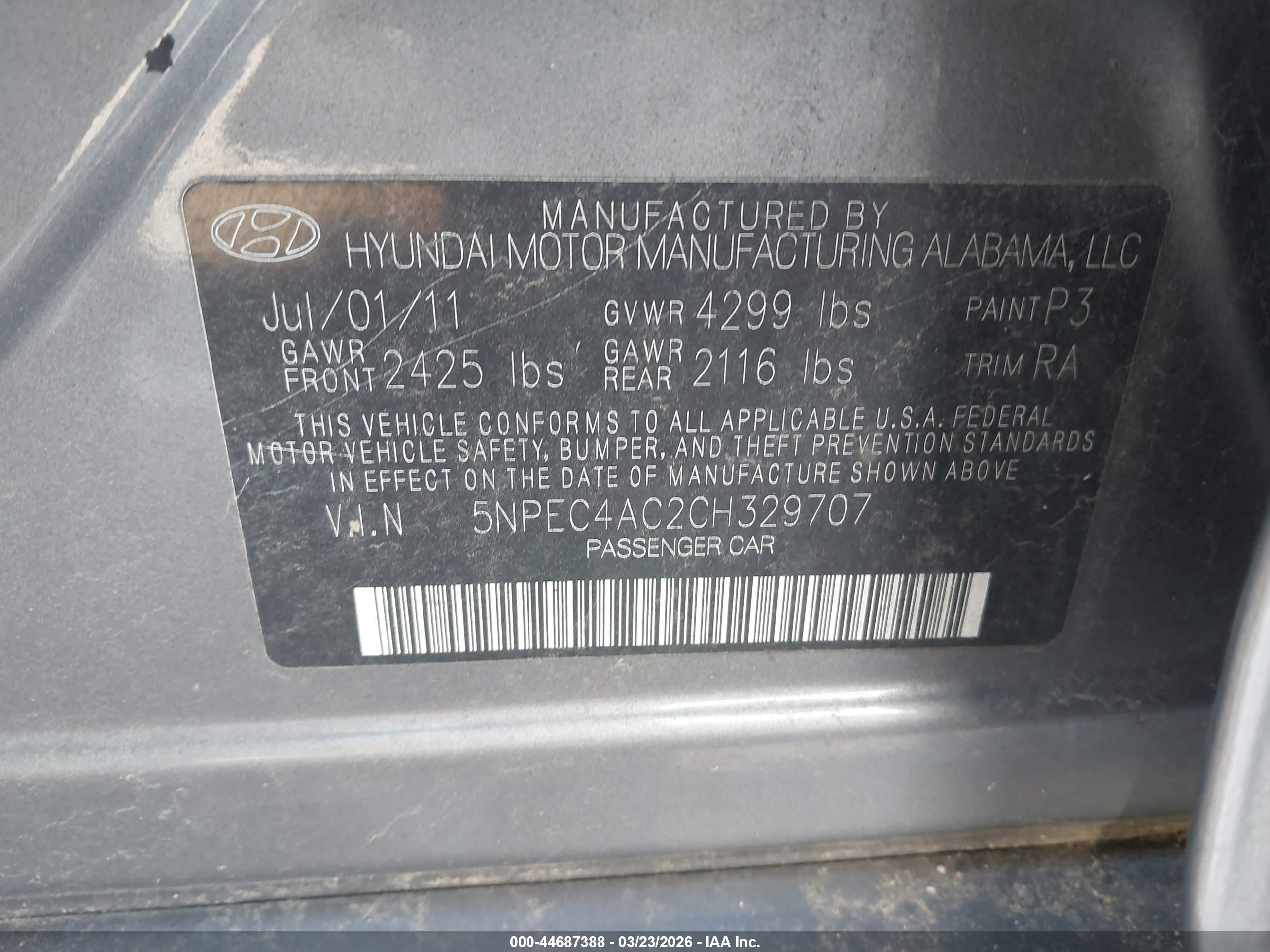 HYUNDAI SONATA image 9