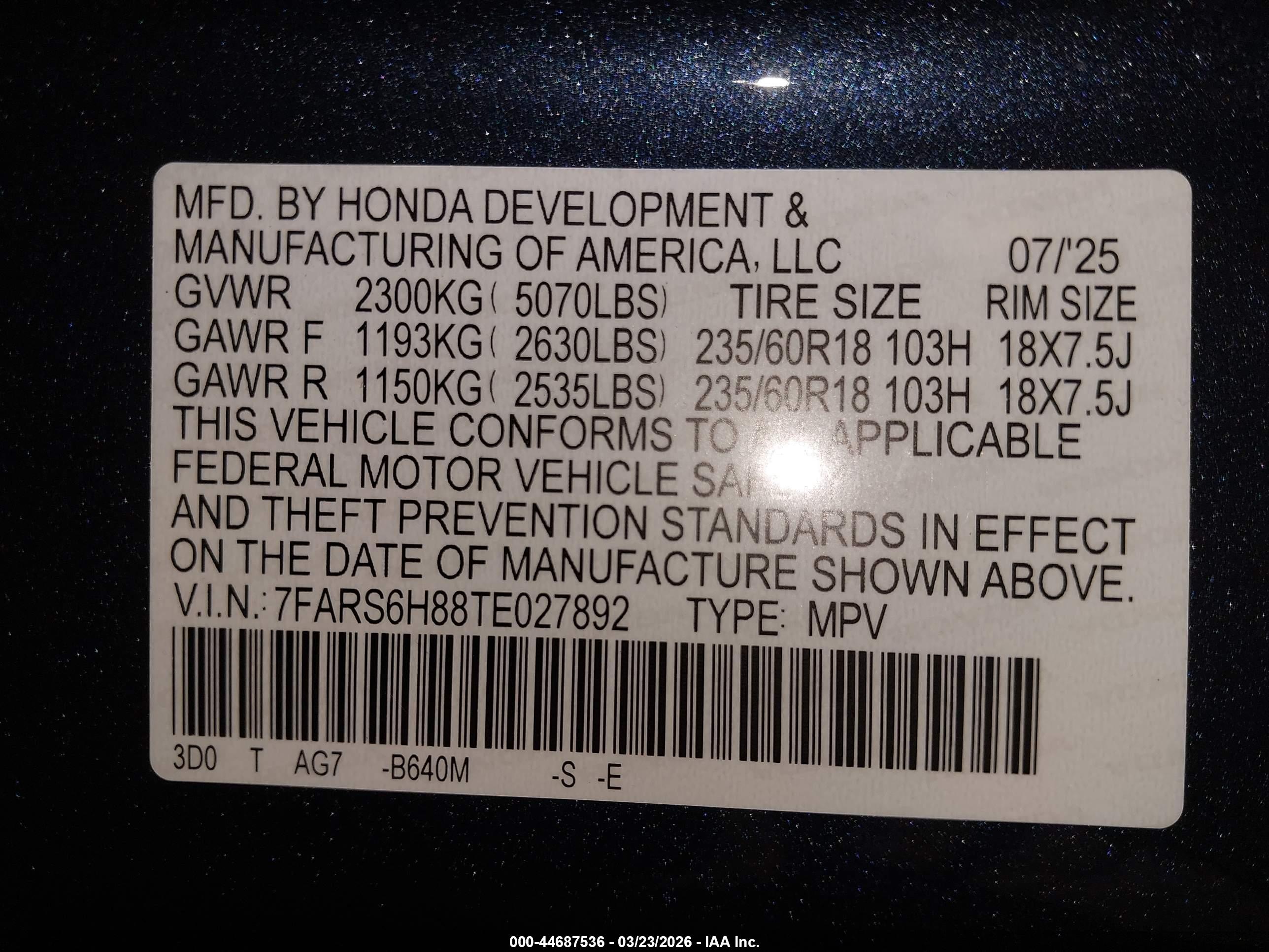 HONDA CR-V image 9