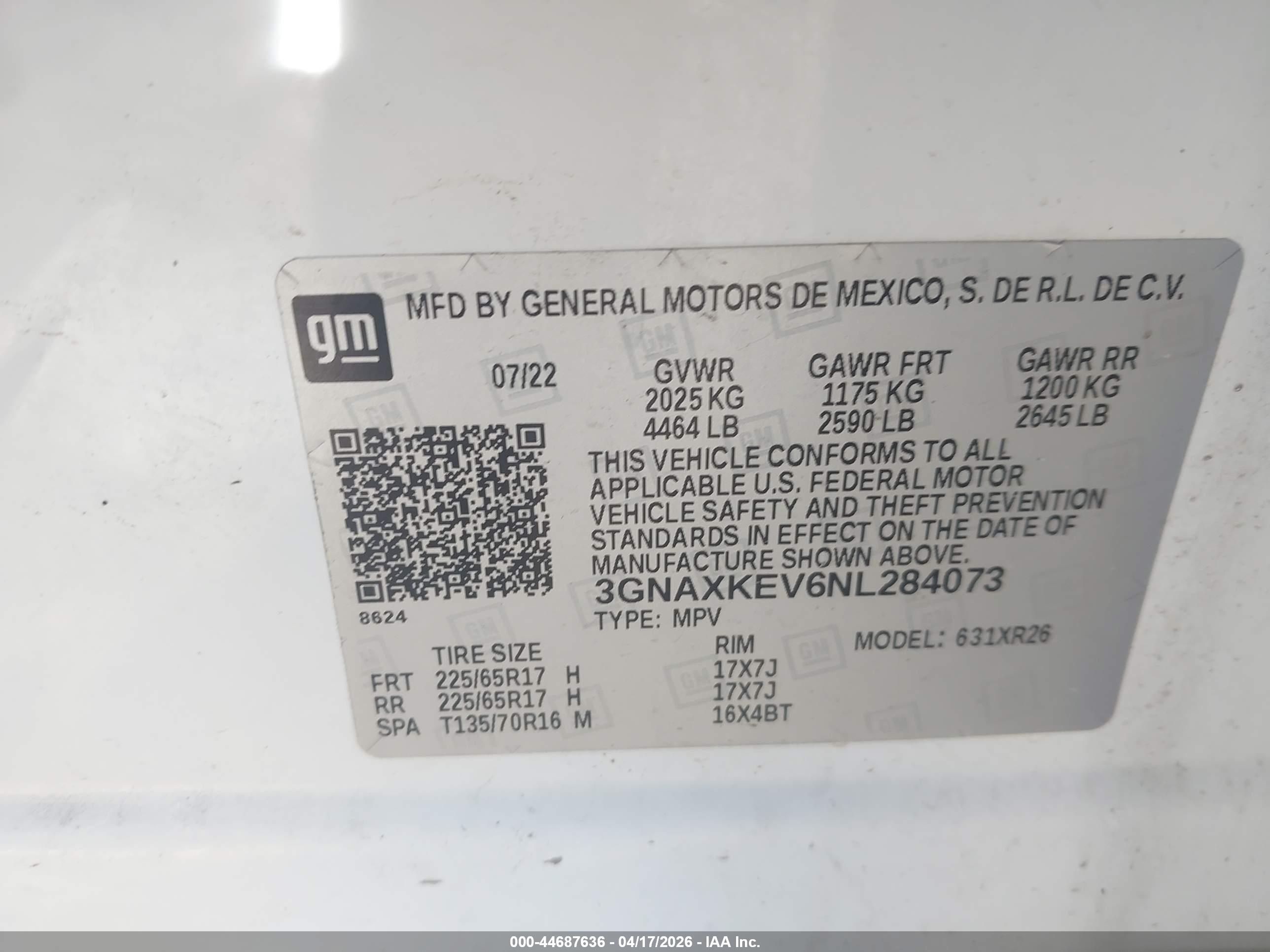 CHEVROLET EQUINOX image 9