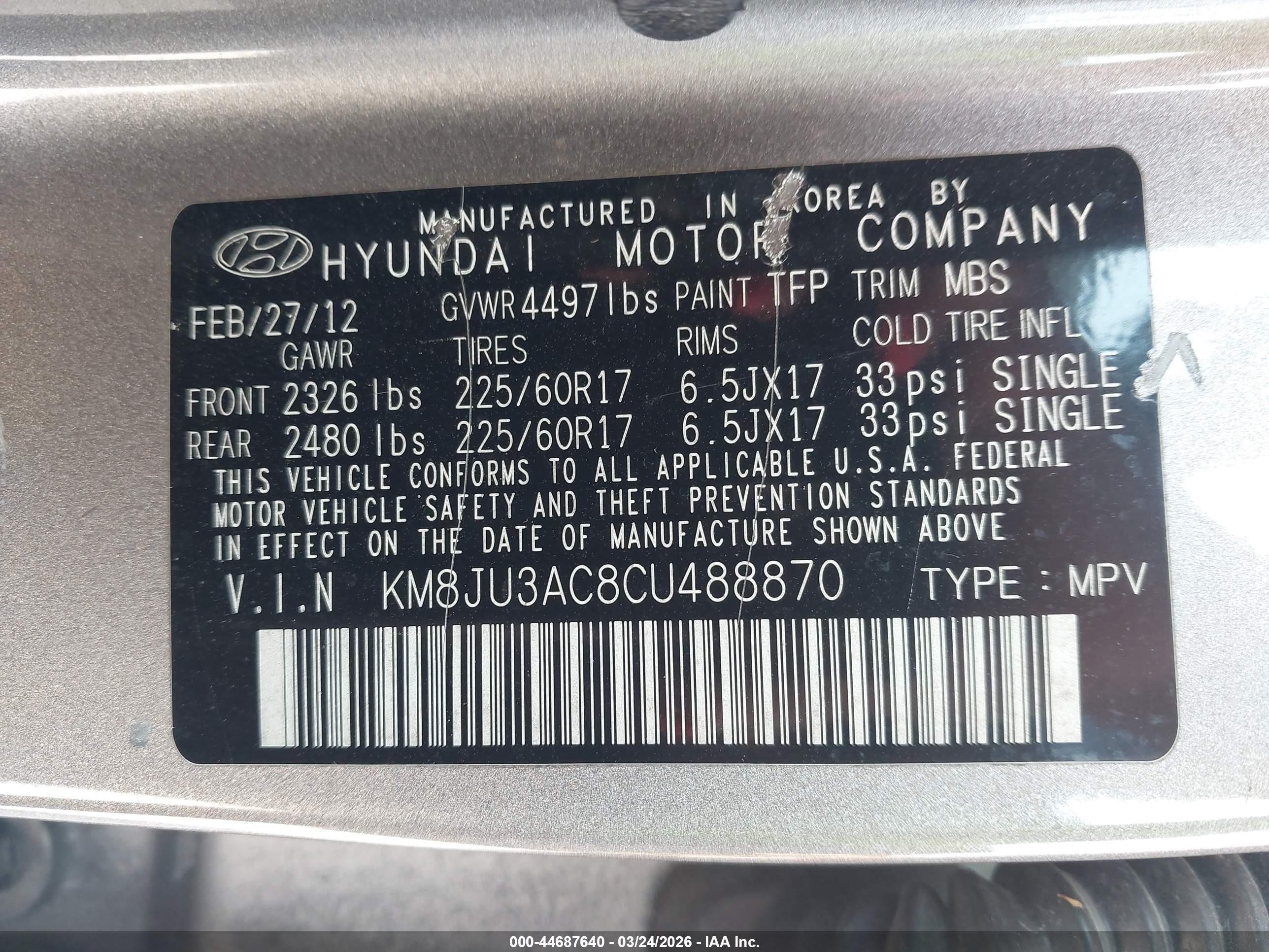 HYUNDAI TUCSON image 9