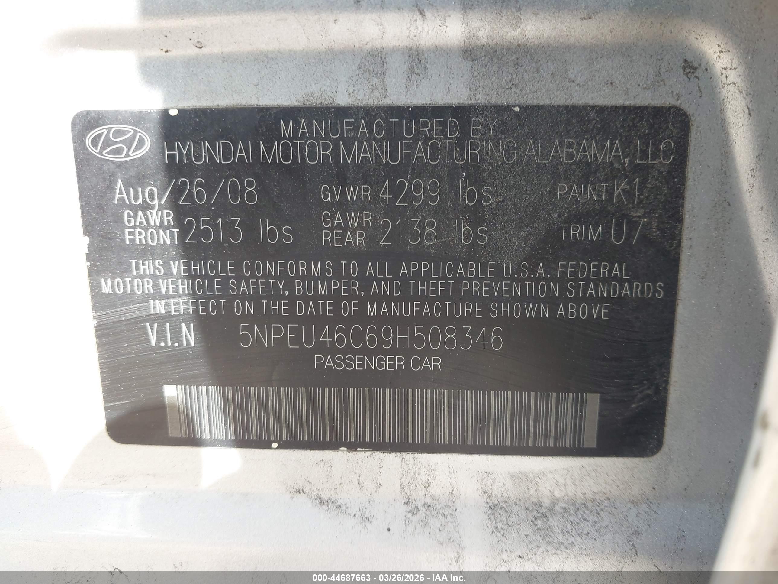 HYUNDAI SONATA image 9