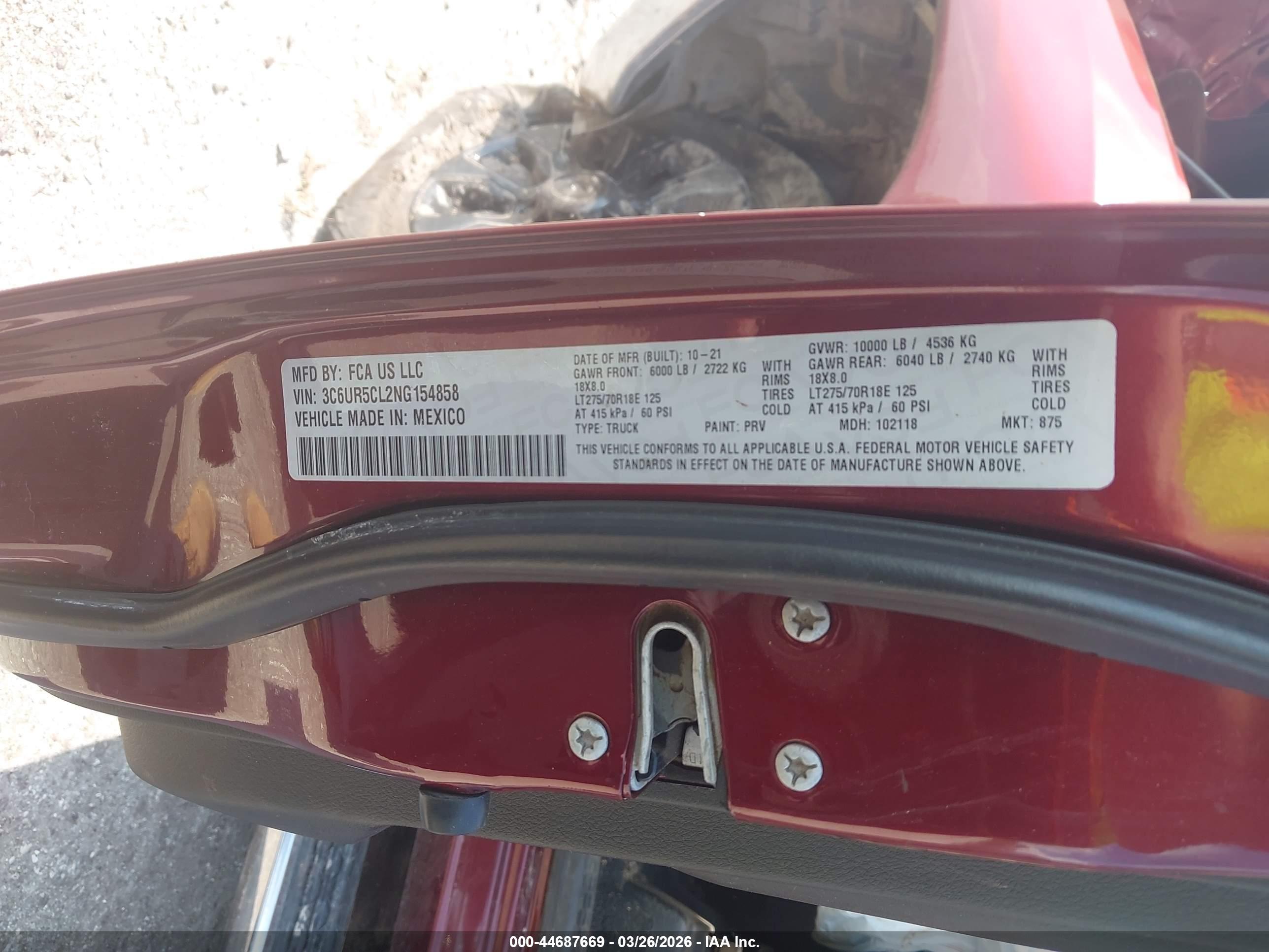 RAM 2500 image 9