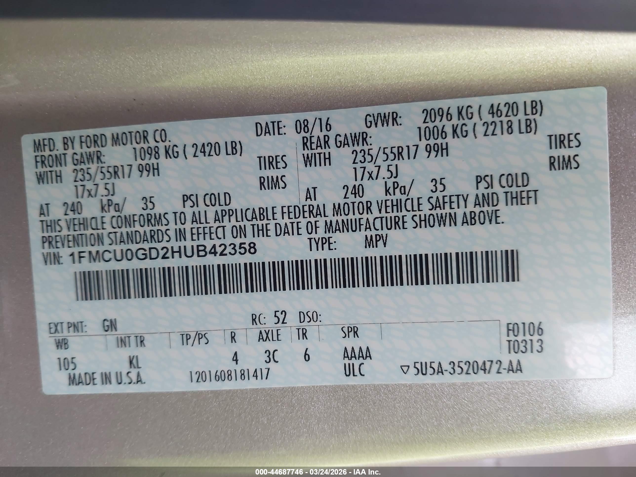 FORD ESCAPE image 9