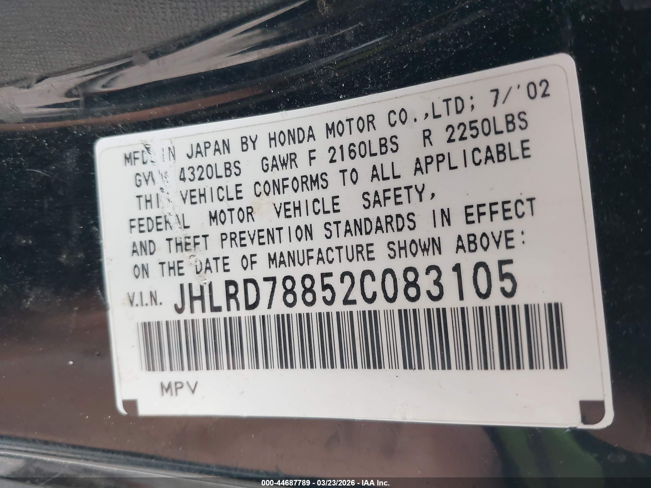 HONDA CR-V image 9