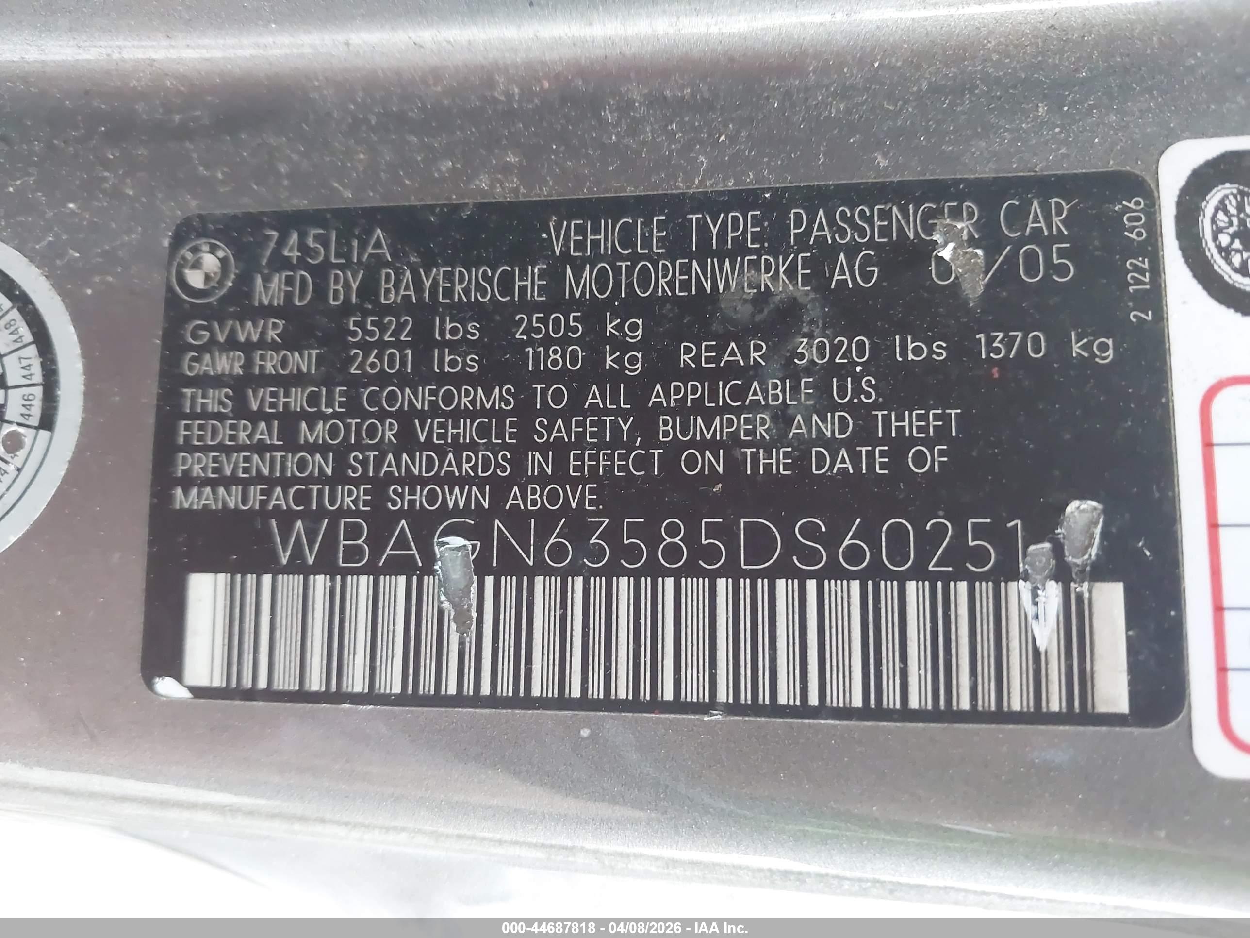 BMW 745LI image 9