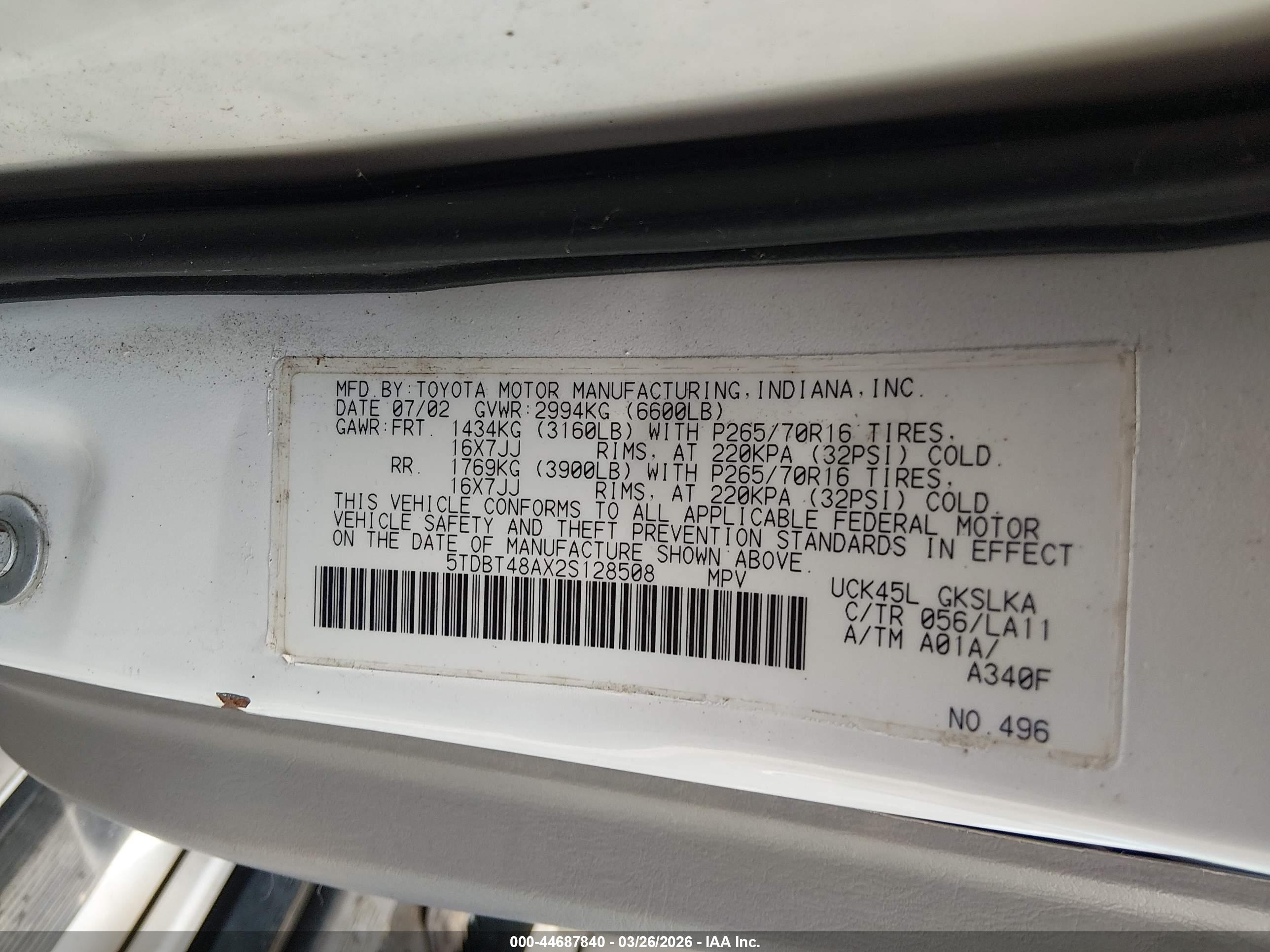 TOYOTA SEQUOIA image 9