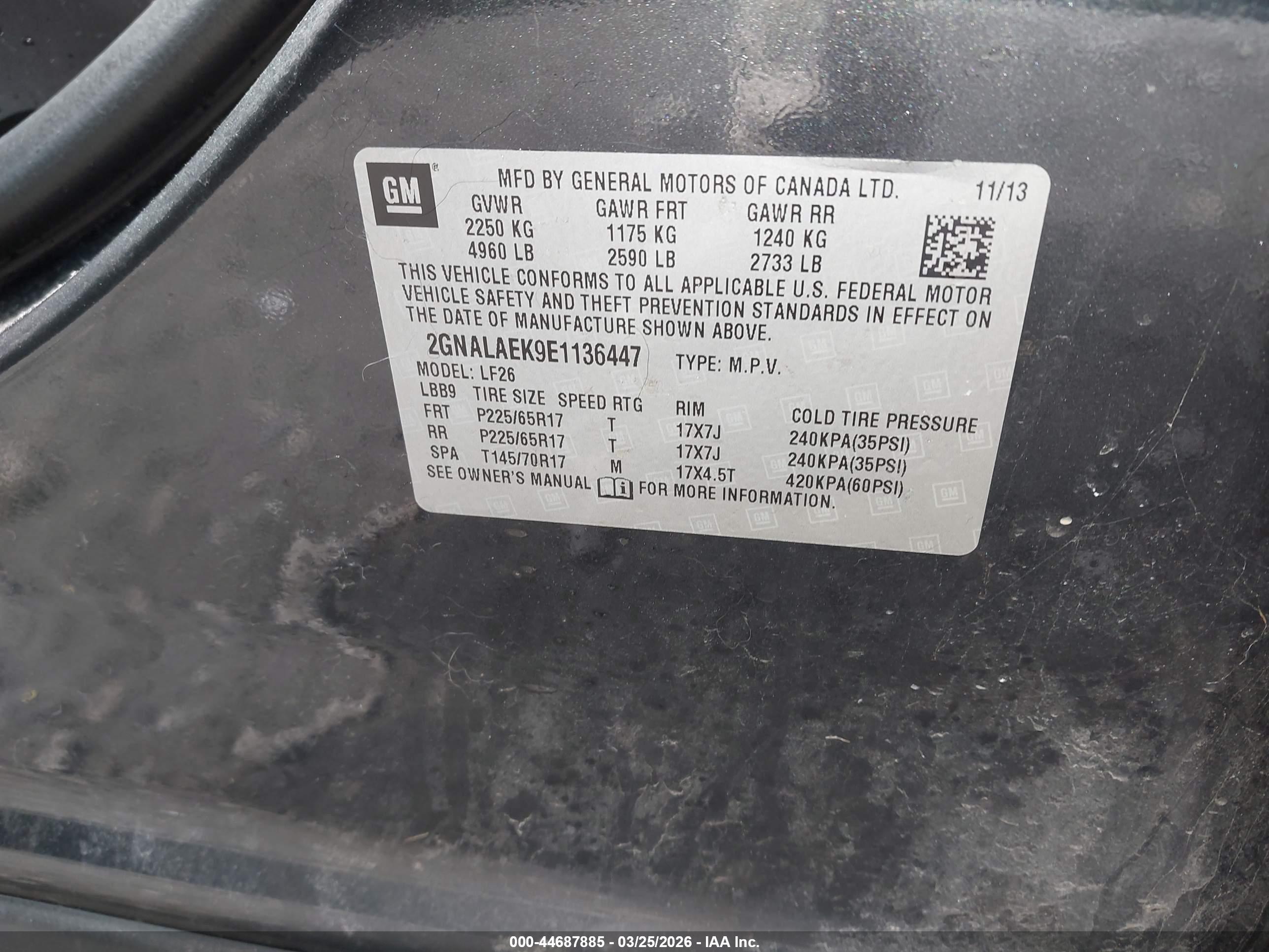 CHEVROLET EQUINOX image 9