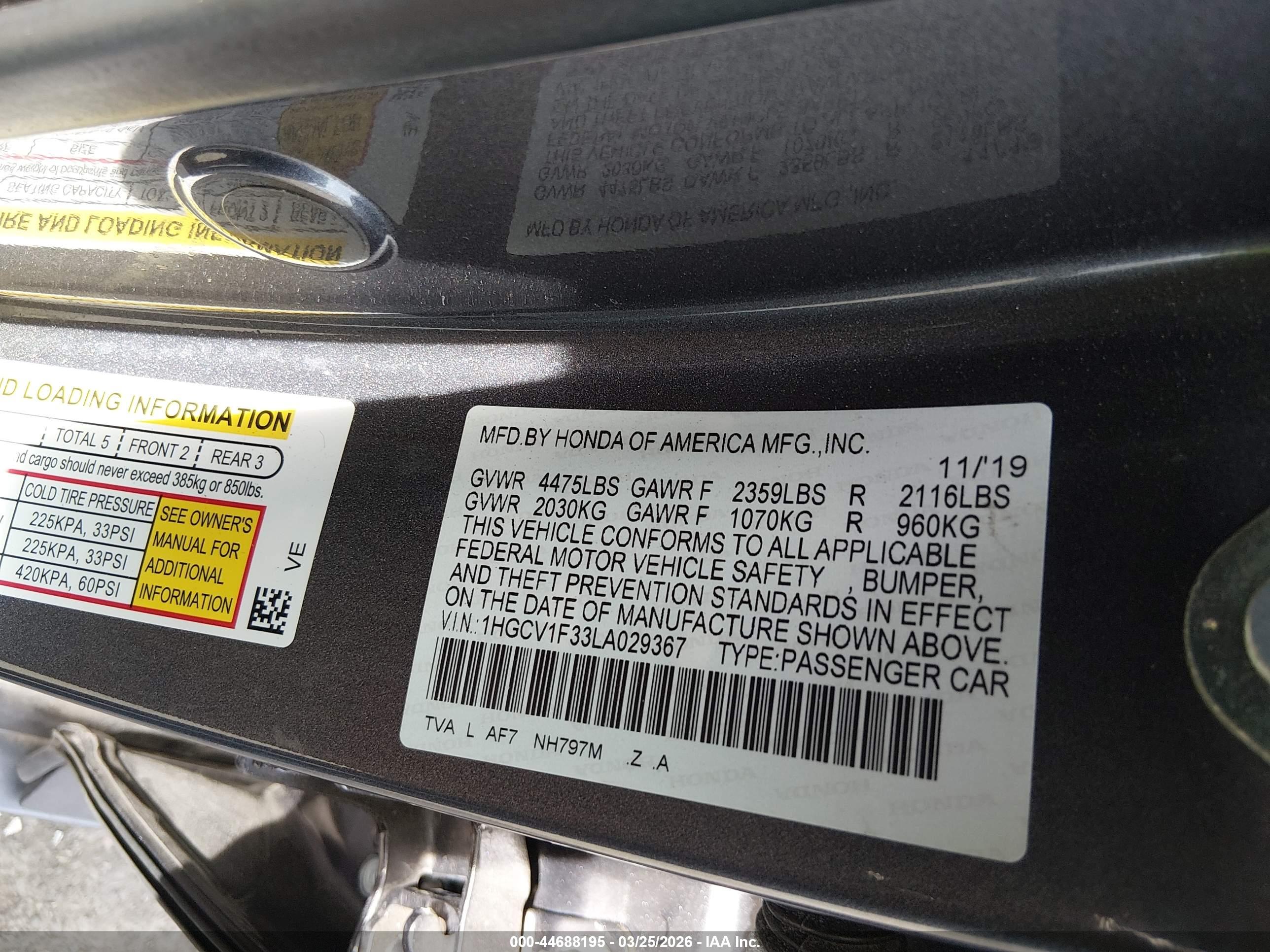 HONDA ACCORD image 9