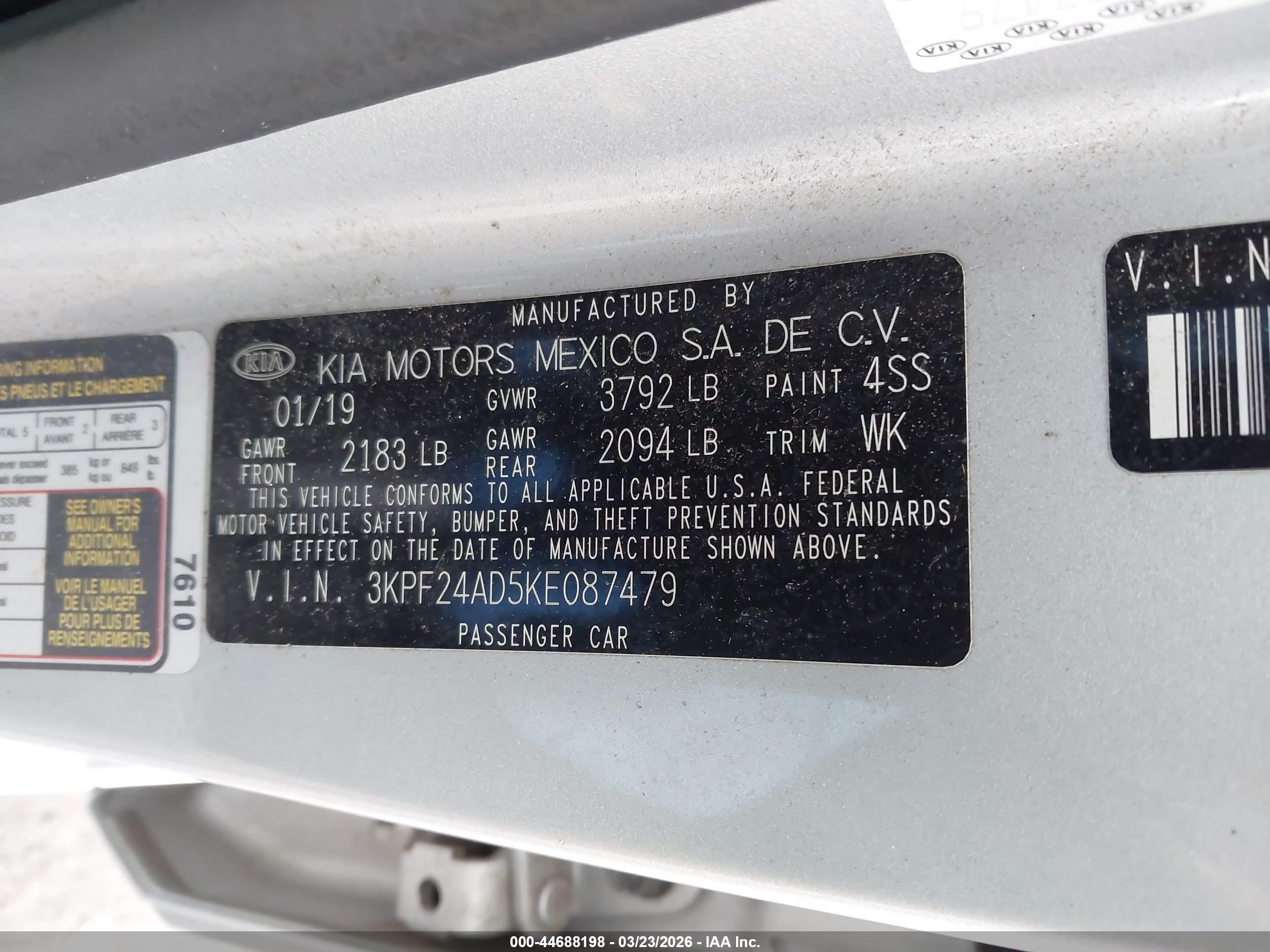 KIA FORTE image 9