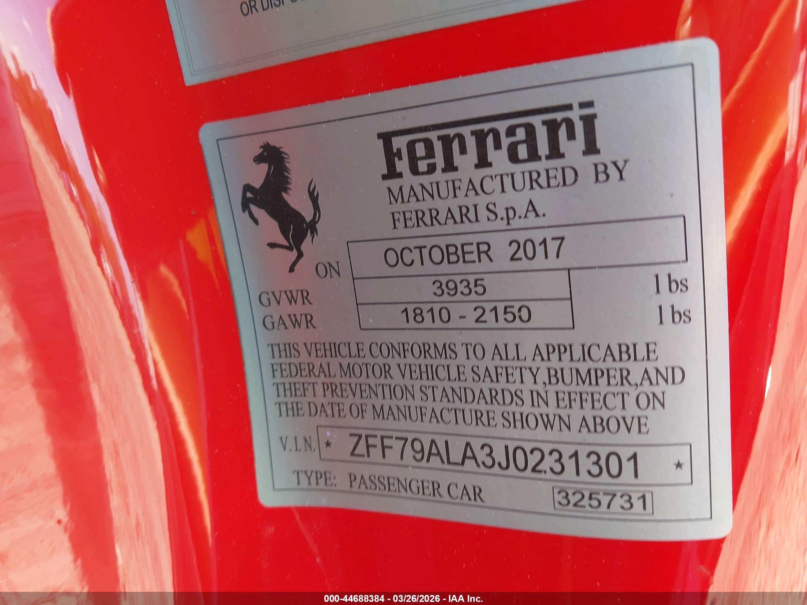 FERRARI 488 image 9
