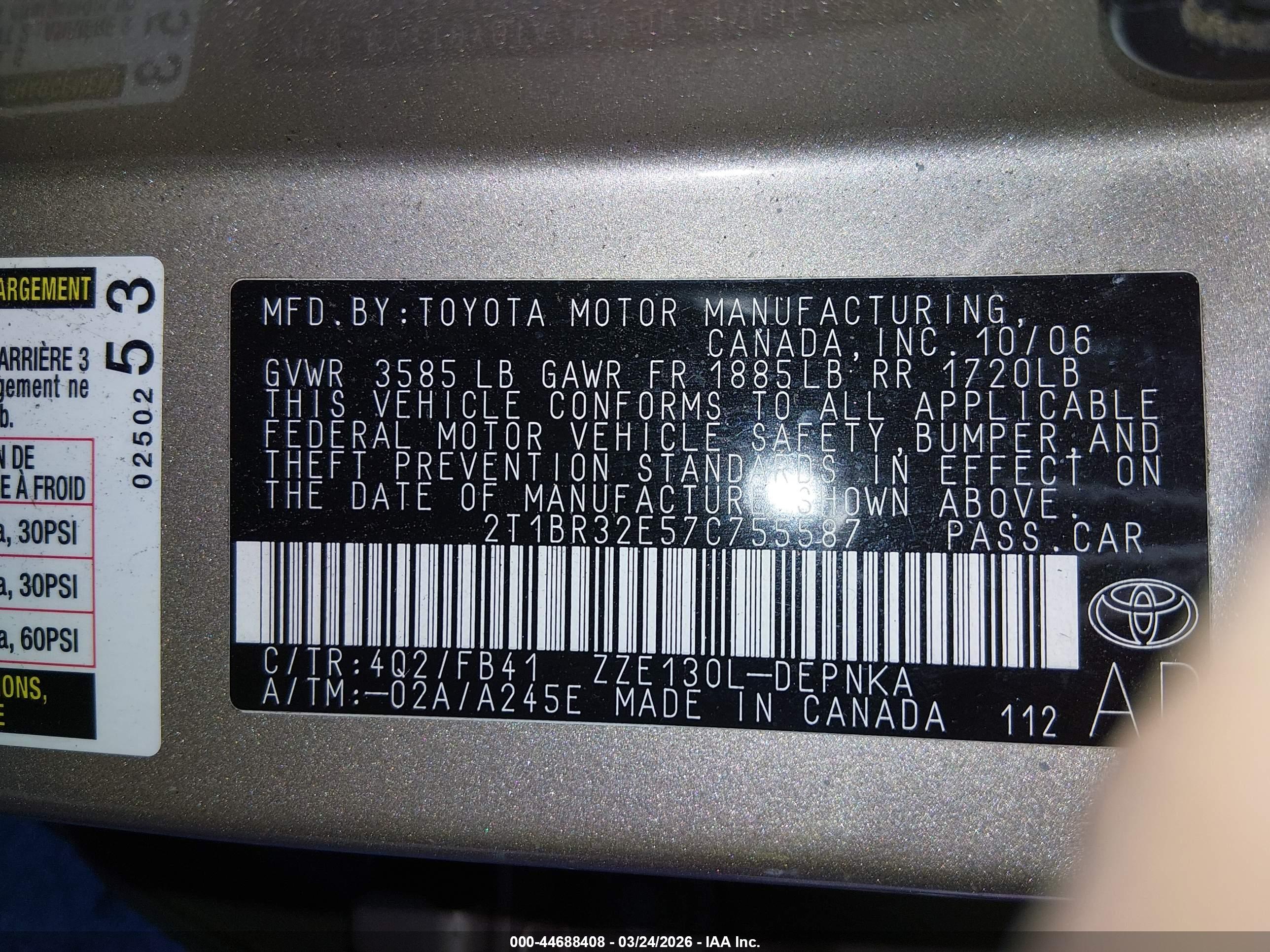 TOYOTA COROLLA image 9