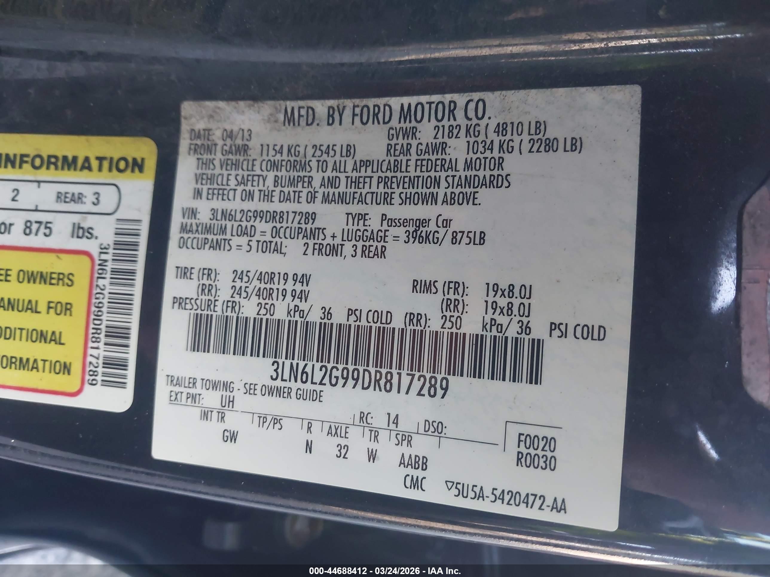 LINCOLN MKZ image 9