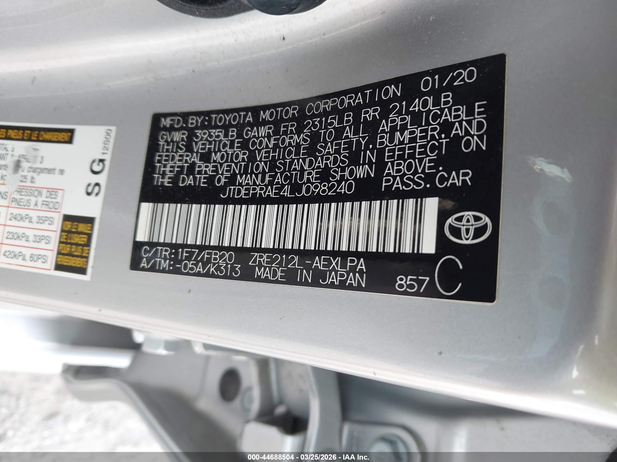 TOYOTA COROLLA image 9