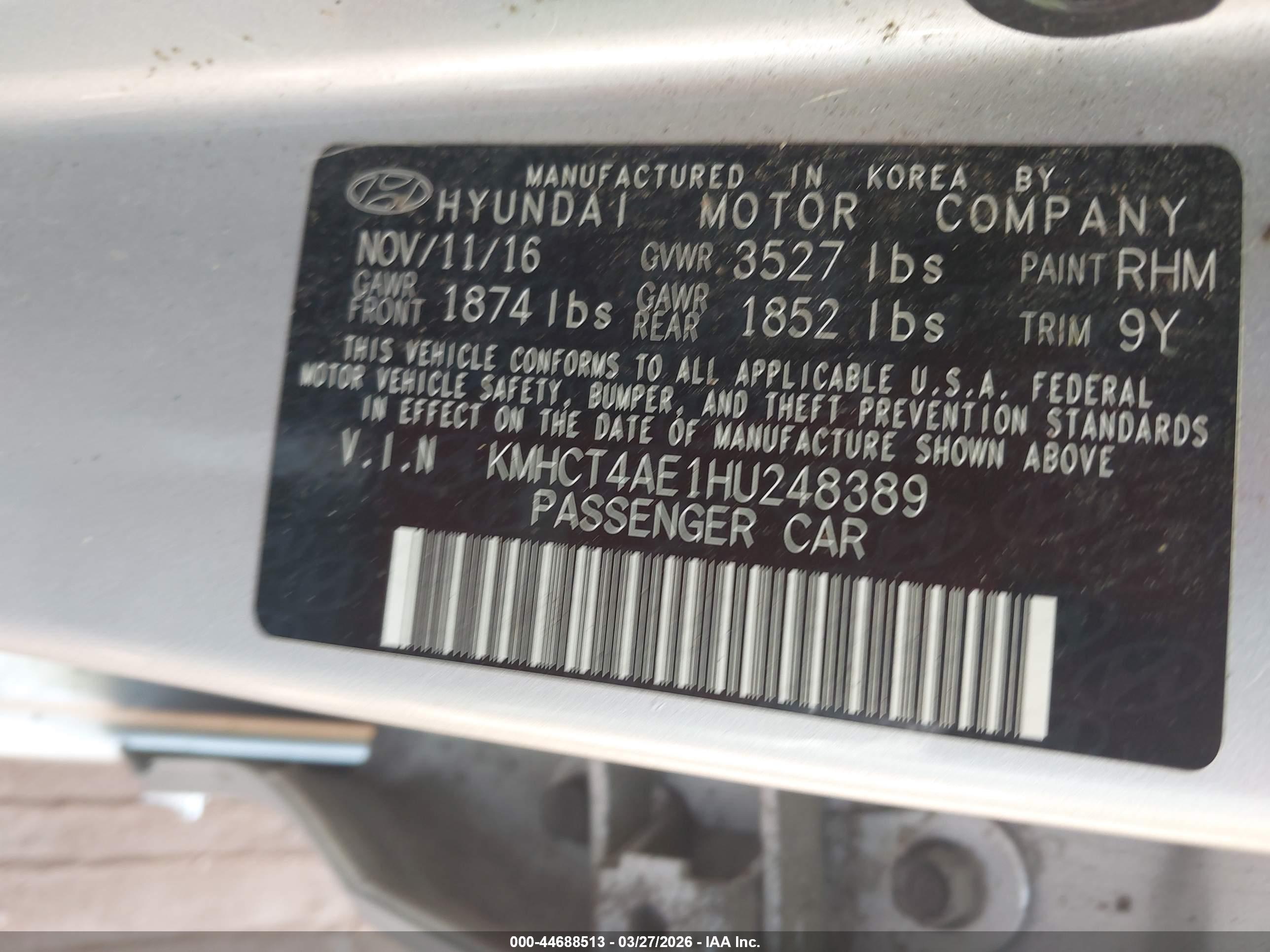 HYUNDAI ACCENT image 9