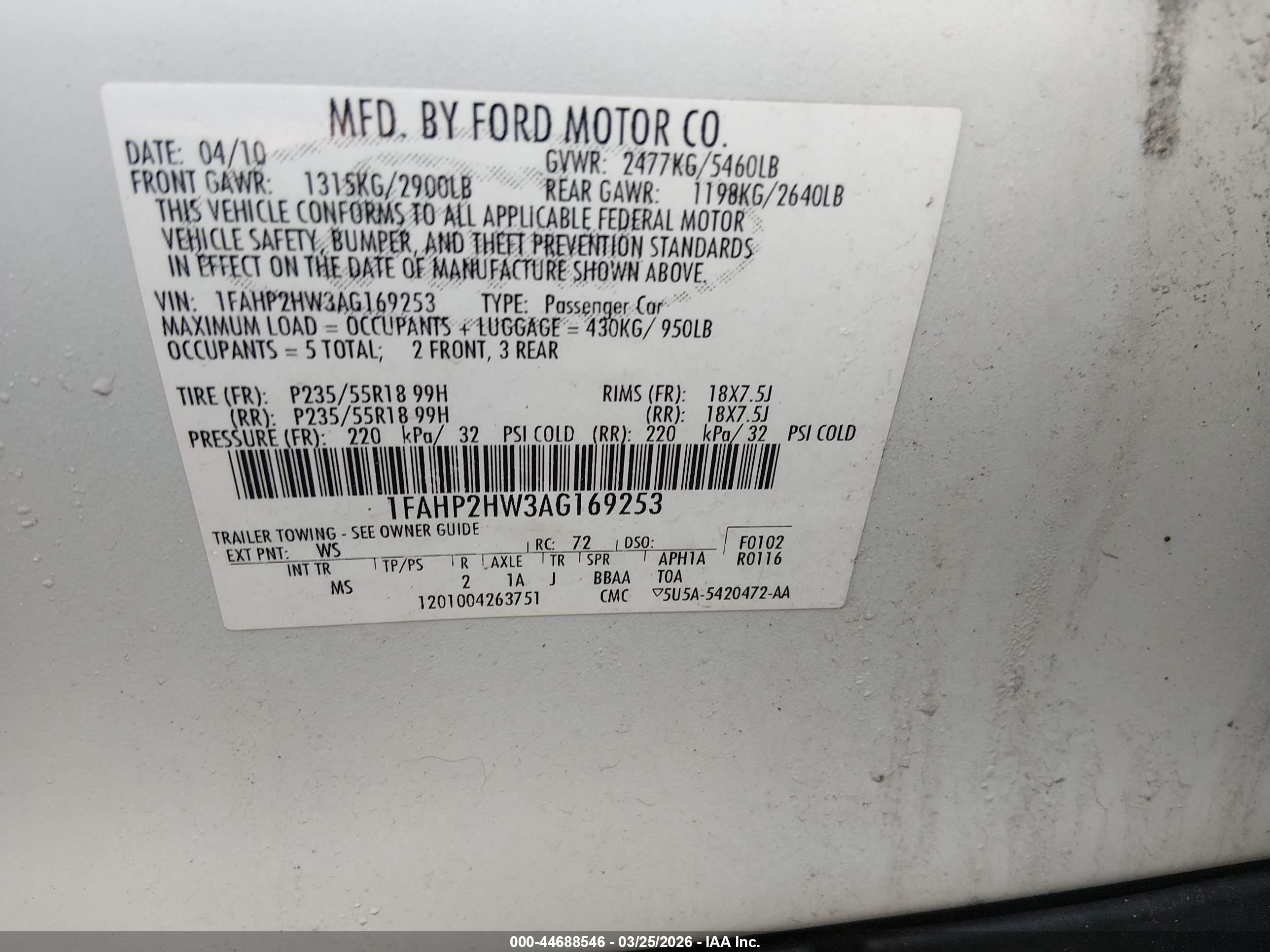 FORD TAURUS image 9