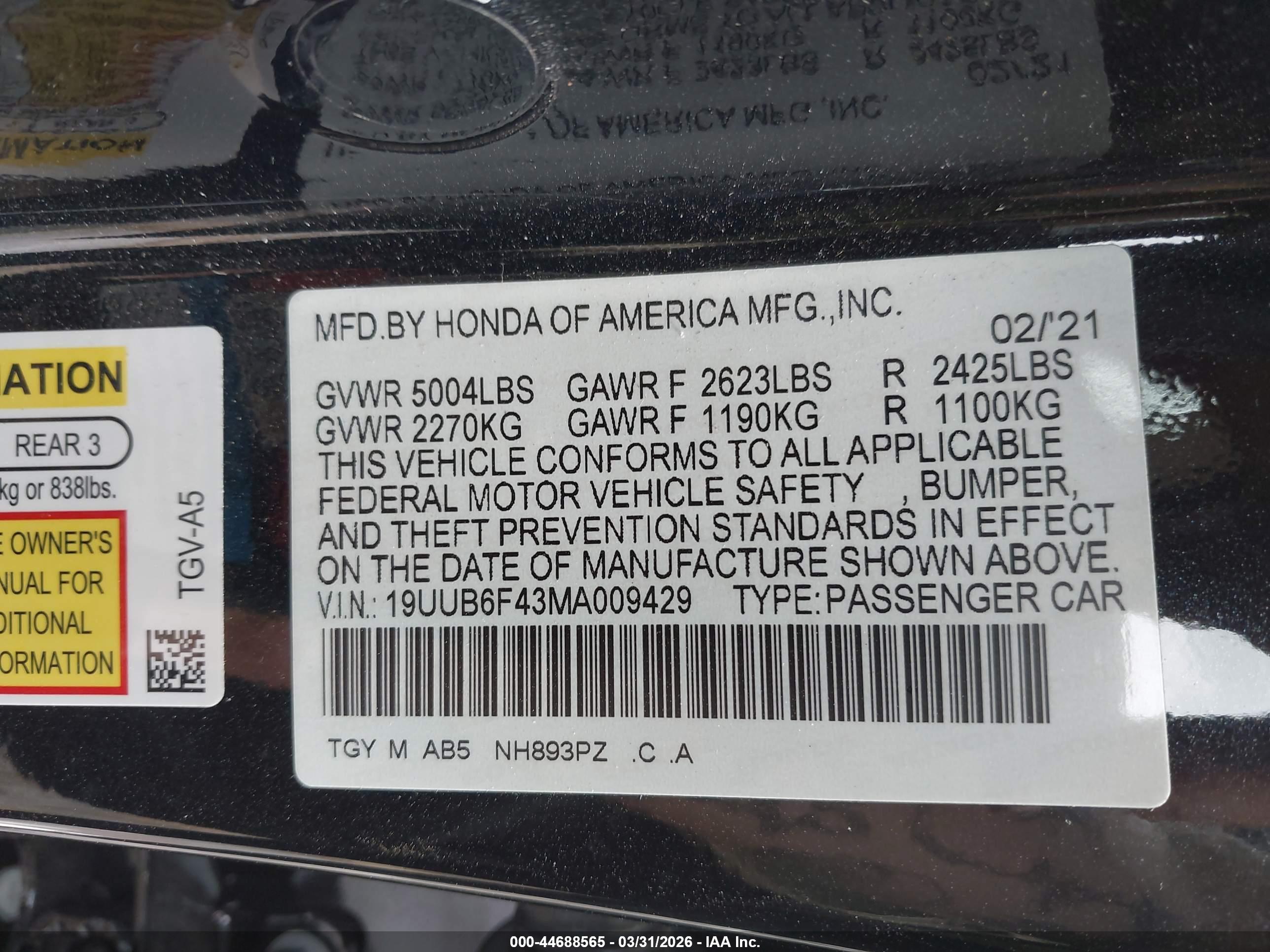 ACURA TLX image 9