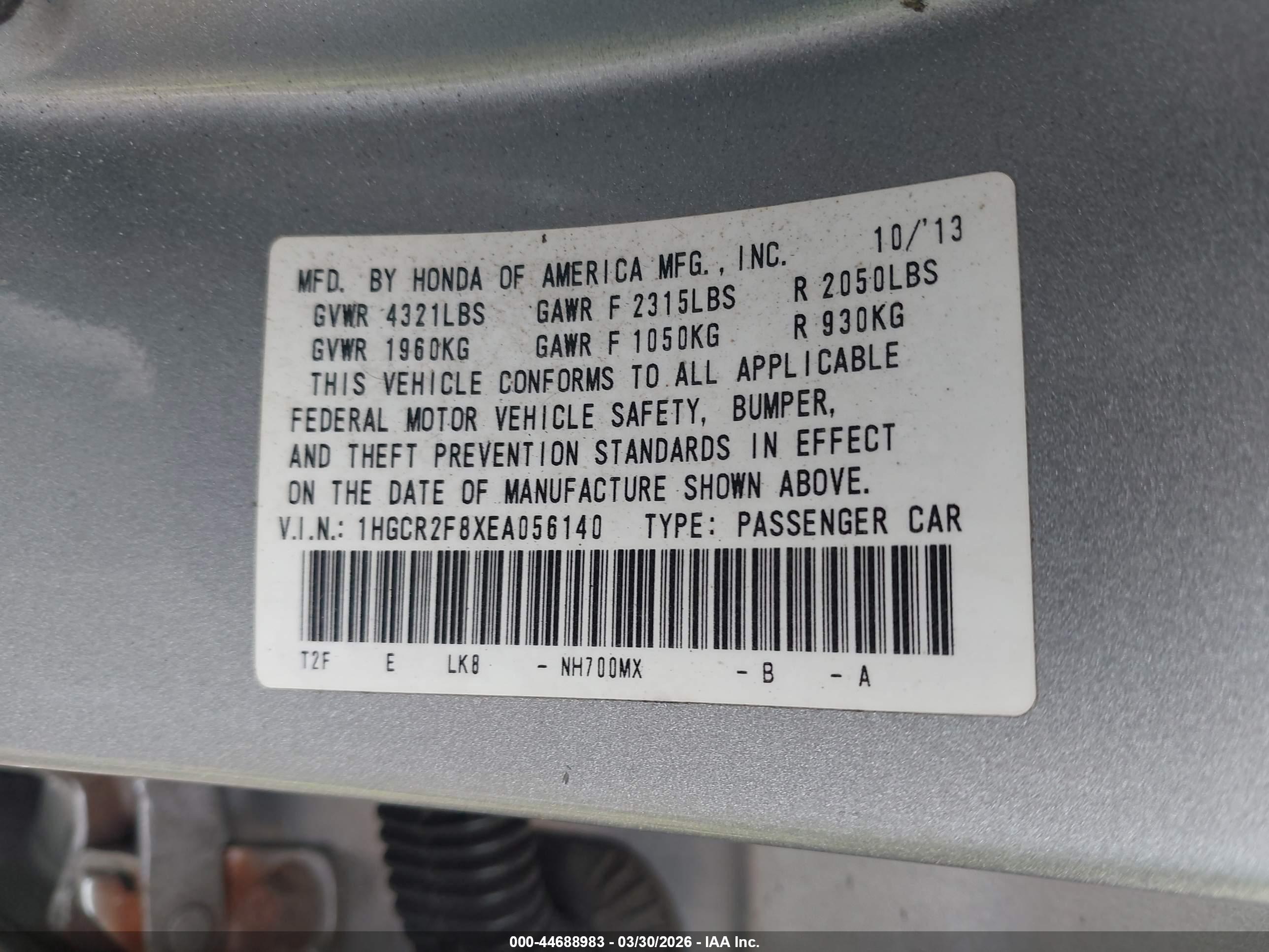 HONDA ACCORD image 9