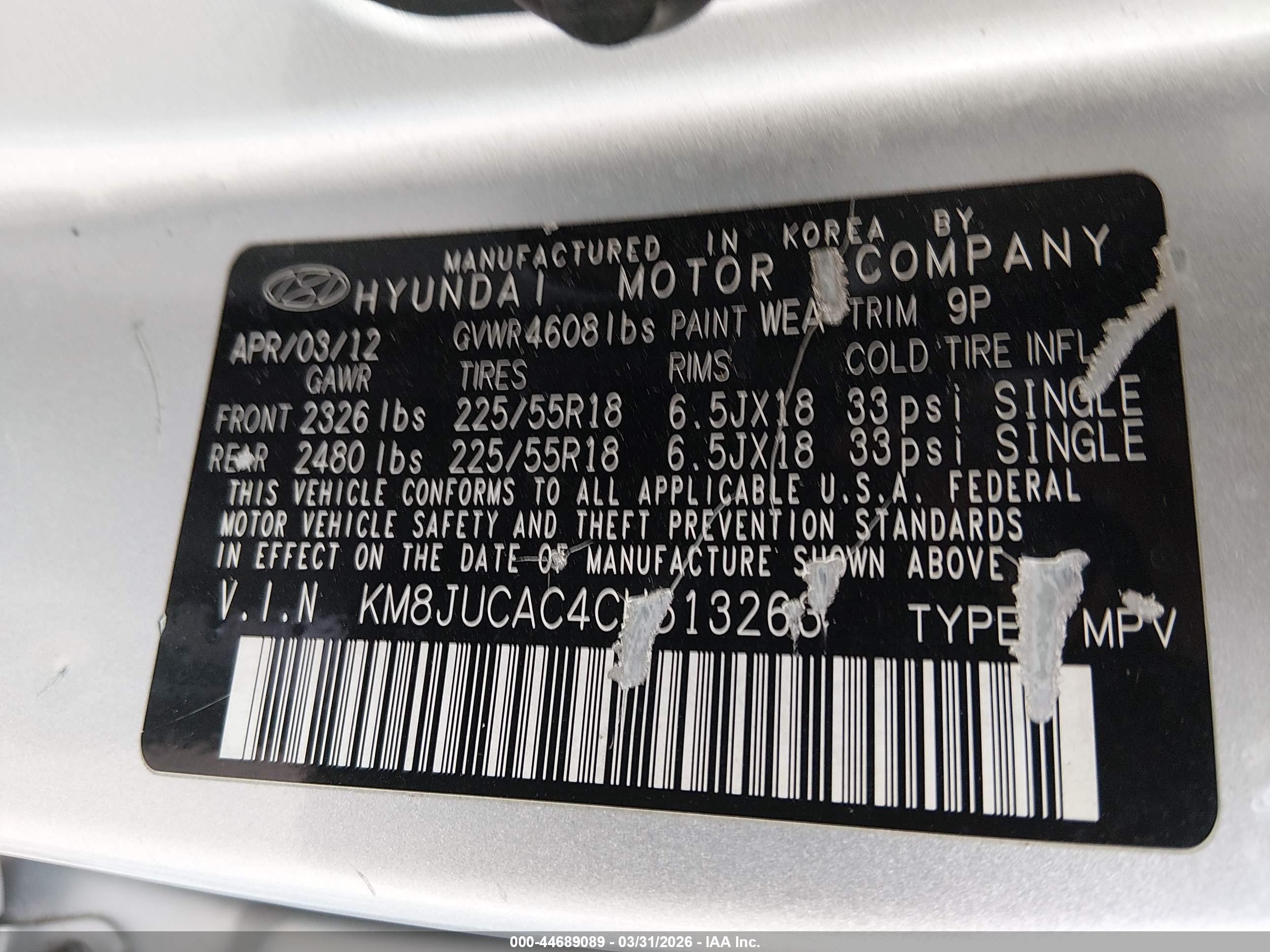 HYUNDAI TUCSON image 9