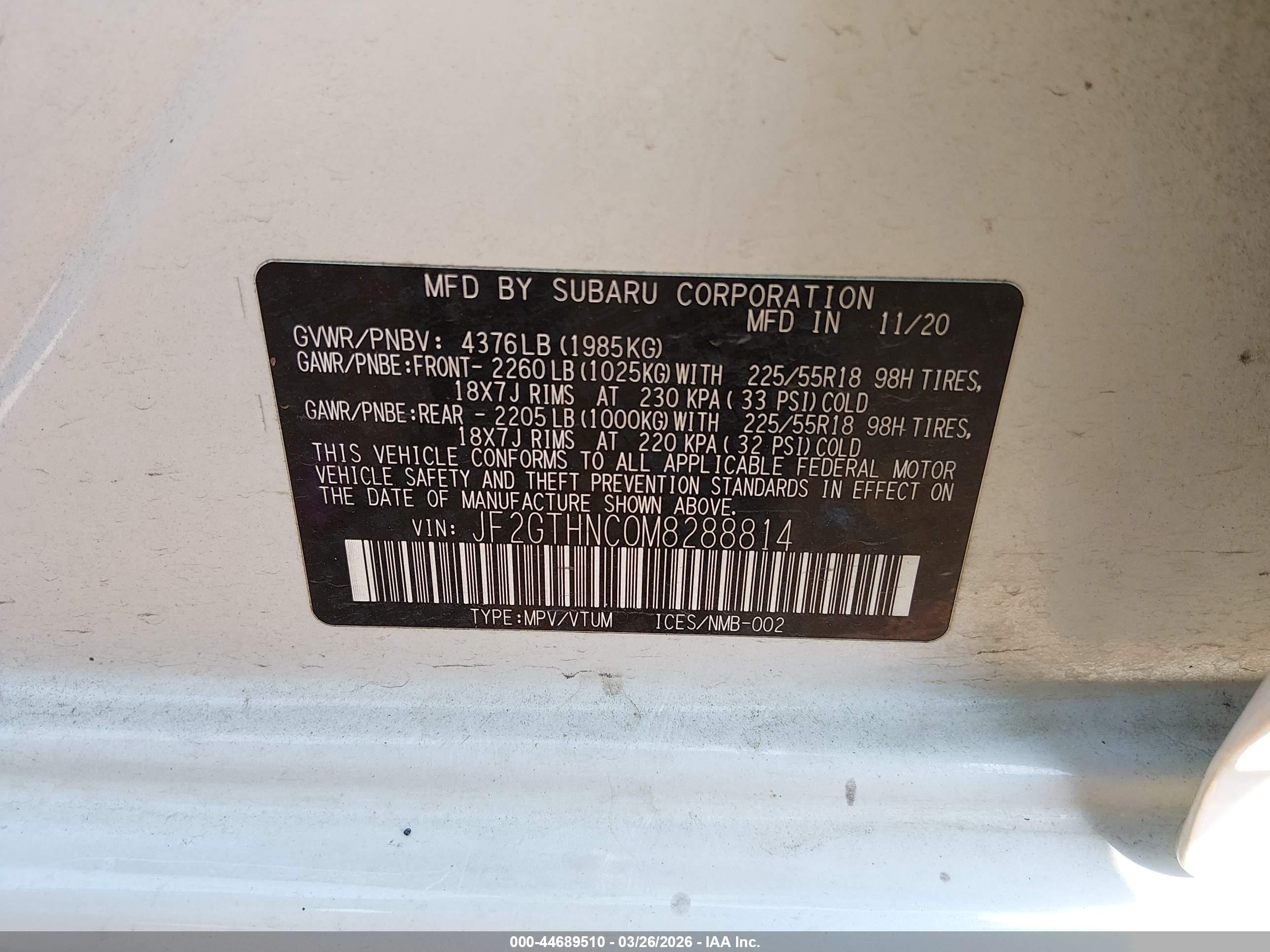 SUBARU CROSSTREK image 9