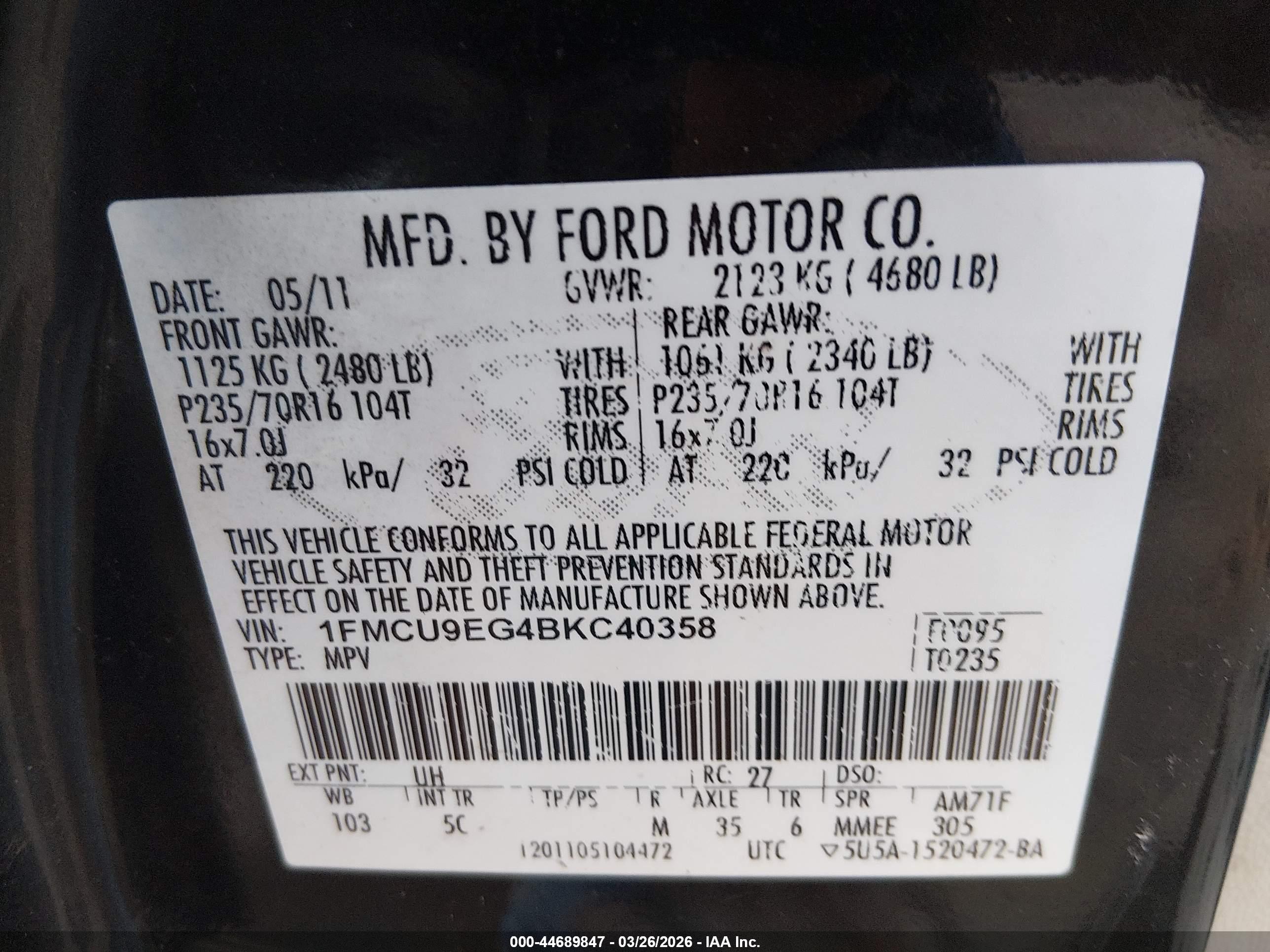 FORD ESCAPE image 9